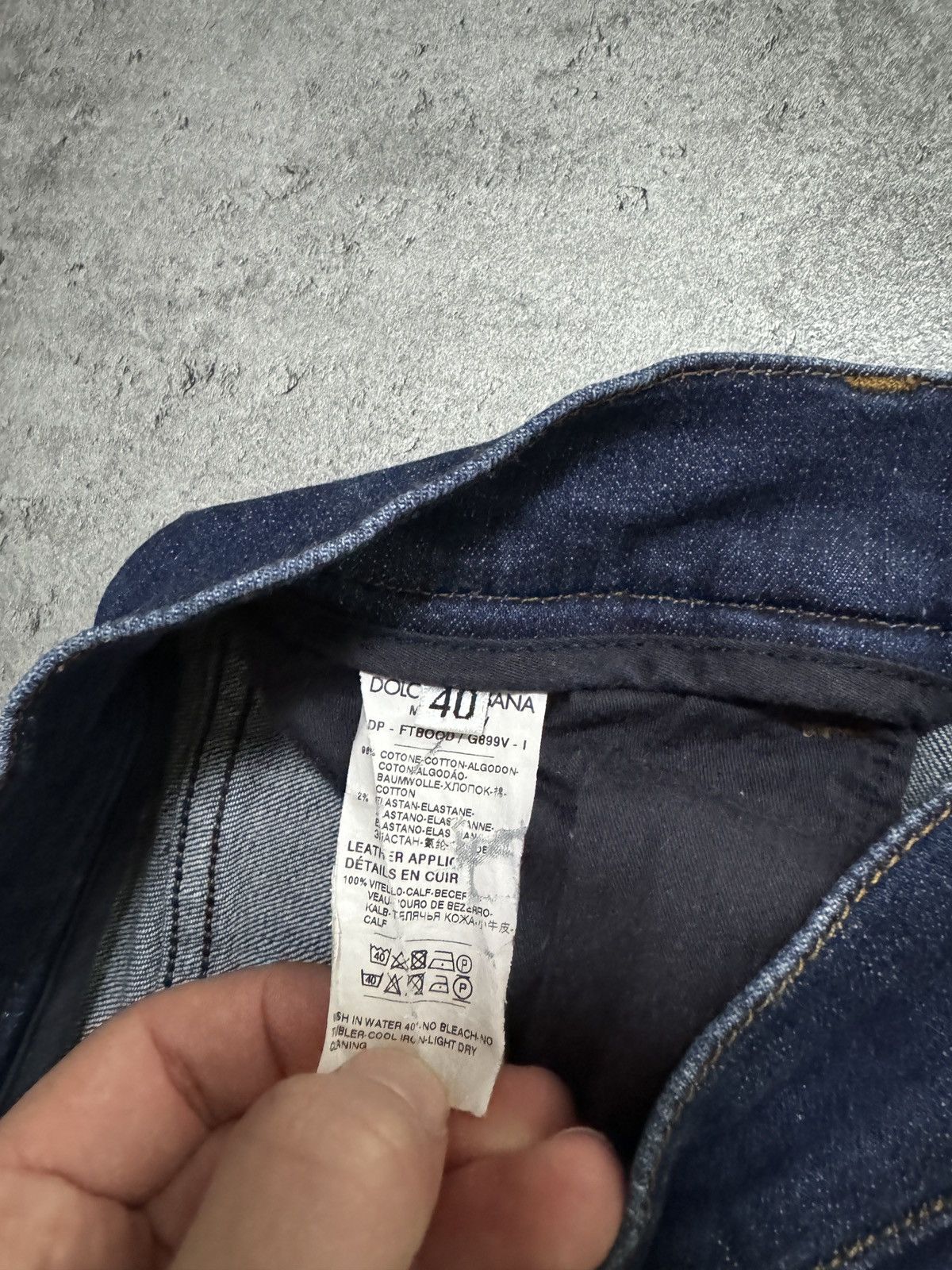 Dolce & Gabbana × Vintage Dolce & Gabbana D&G Skinny Jeans Made in Italy Vintage Rare Size 27" / US 4 / IT 40 - 7 Thumbnail