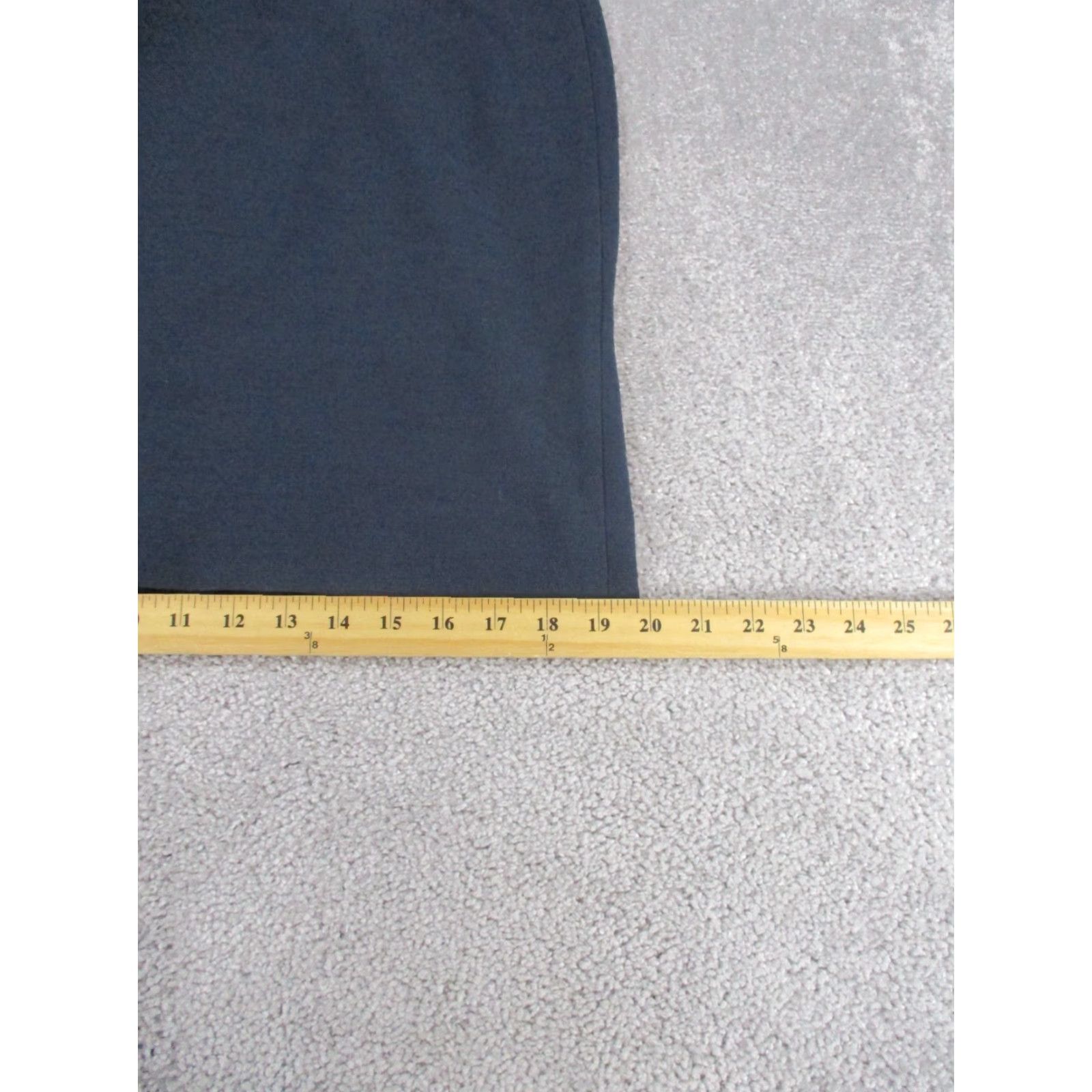 M.M.LaFleur MM.LaFleur Skirt Womens 10 Navy Blue Textured Pencil Midi Size 32" / US 10 / IT 46 - 5 Thumbnail