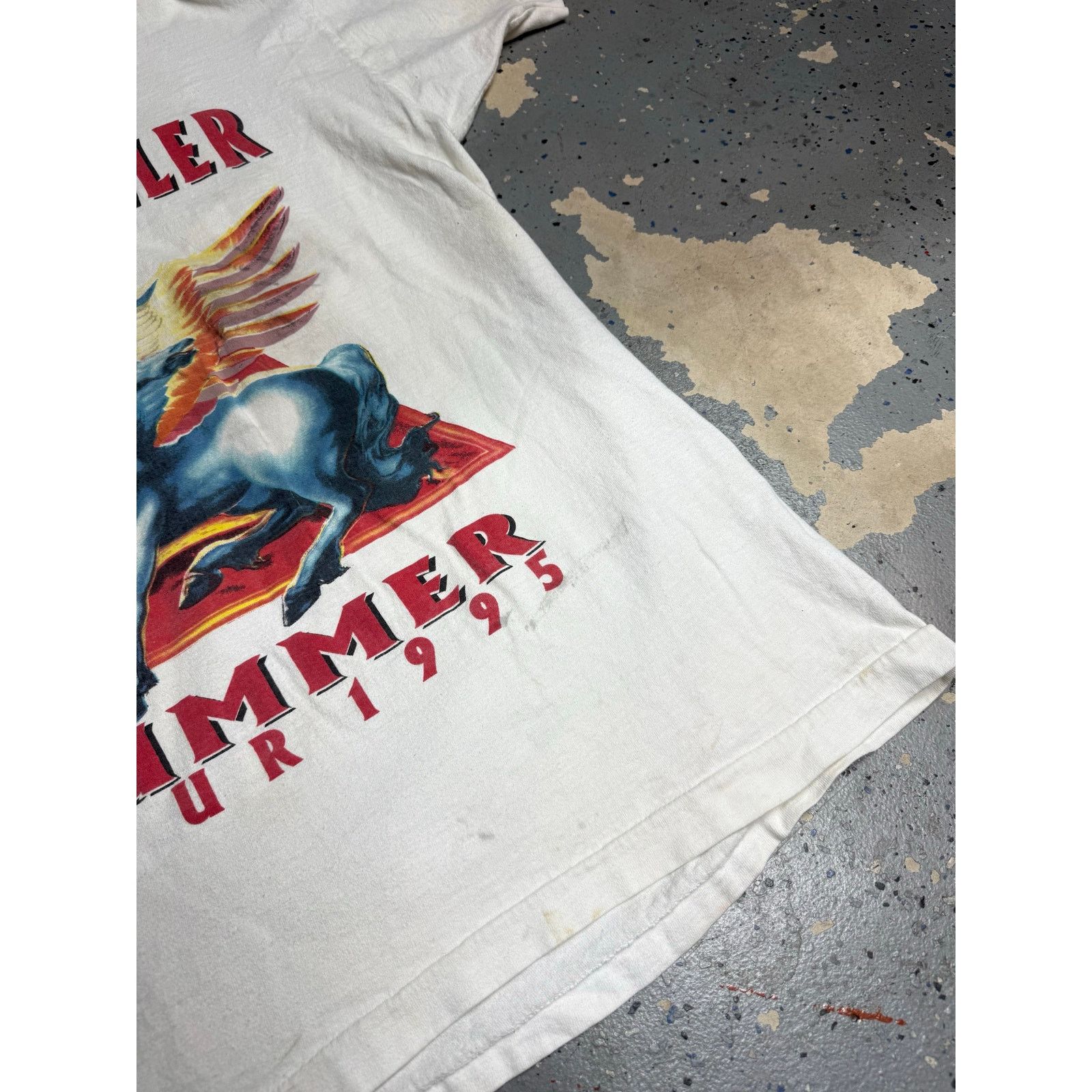 Fruit Of The Loom Vintage 95 Steve Miller Band Tee Size US XL / EU 56 / 4 - 5 Thumbnail