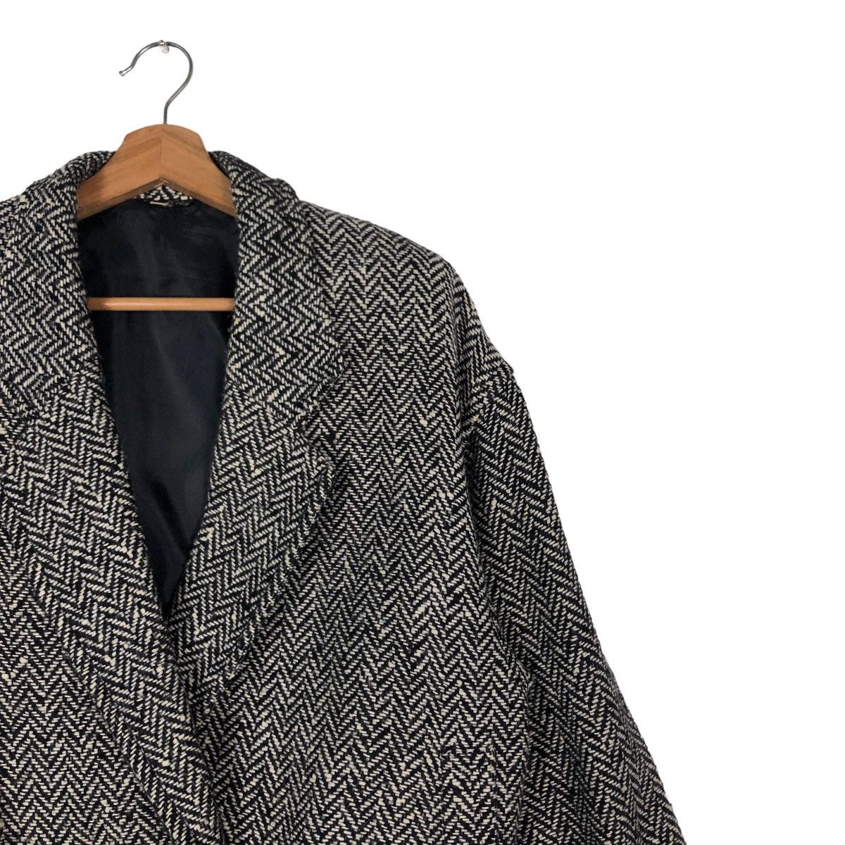 Issey Miyake 🔥Vintge Wool Bomber Jacket Herringbone Reor Japan Made Size US M / EU 48-50 / 2 - 6 Thumbnail