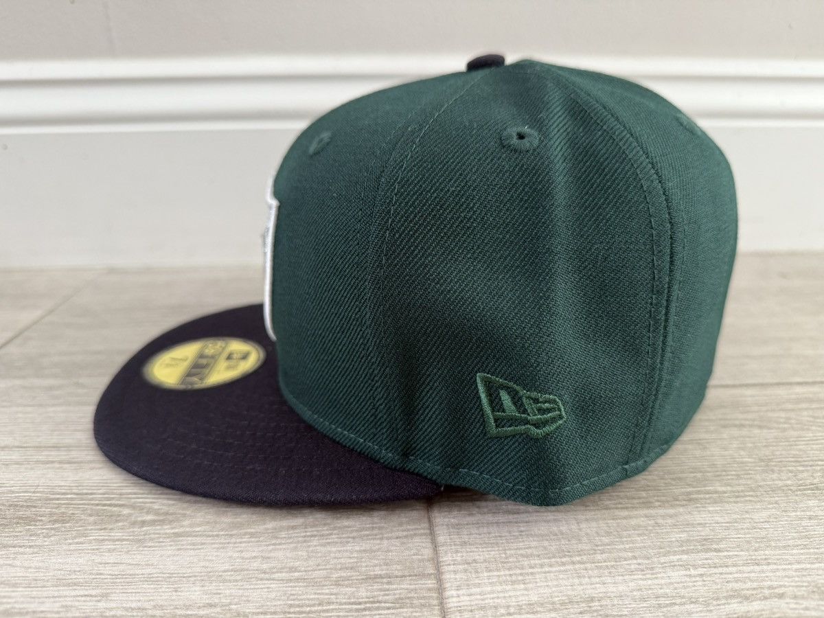 NFL × New Era Las Vegas Raiders New Era Dark Green Navy Grey Fitted 7 3/8 Size ONE SIZE - 4 Thumbnail