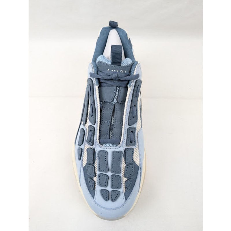 Amiri o1rshd1 Bone Runner Low-Top Sneakers in Baby Blue Size US 12 / EU 45 - 6 Thumbnail