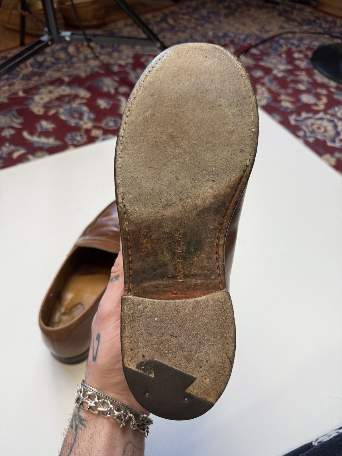 Vintage Rare White Brothers Of Earls Barton made in England Brown Size US 9.5 / EU 42-43 - 6 Thumbnail