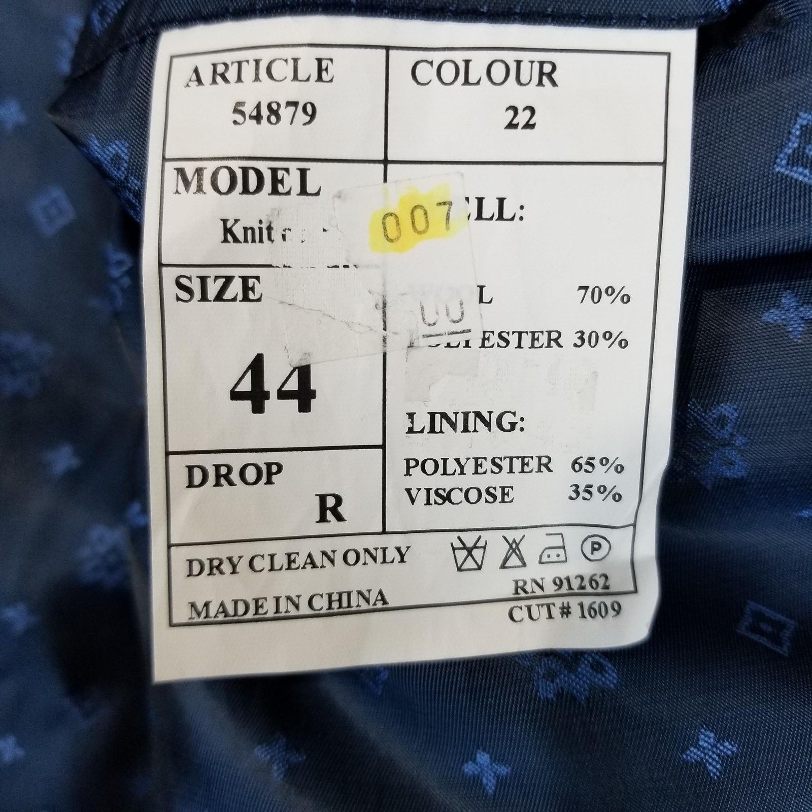 Other Enzo Tovare Coat 44 Gray Wool Blend Quilted Lined Overcoat Size US L / EU 52-54 / 3 - 8 Thumbnail