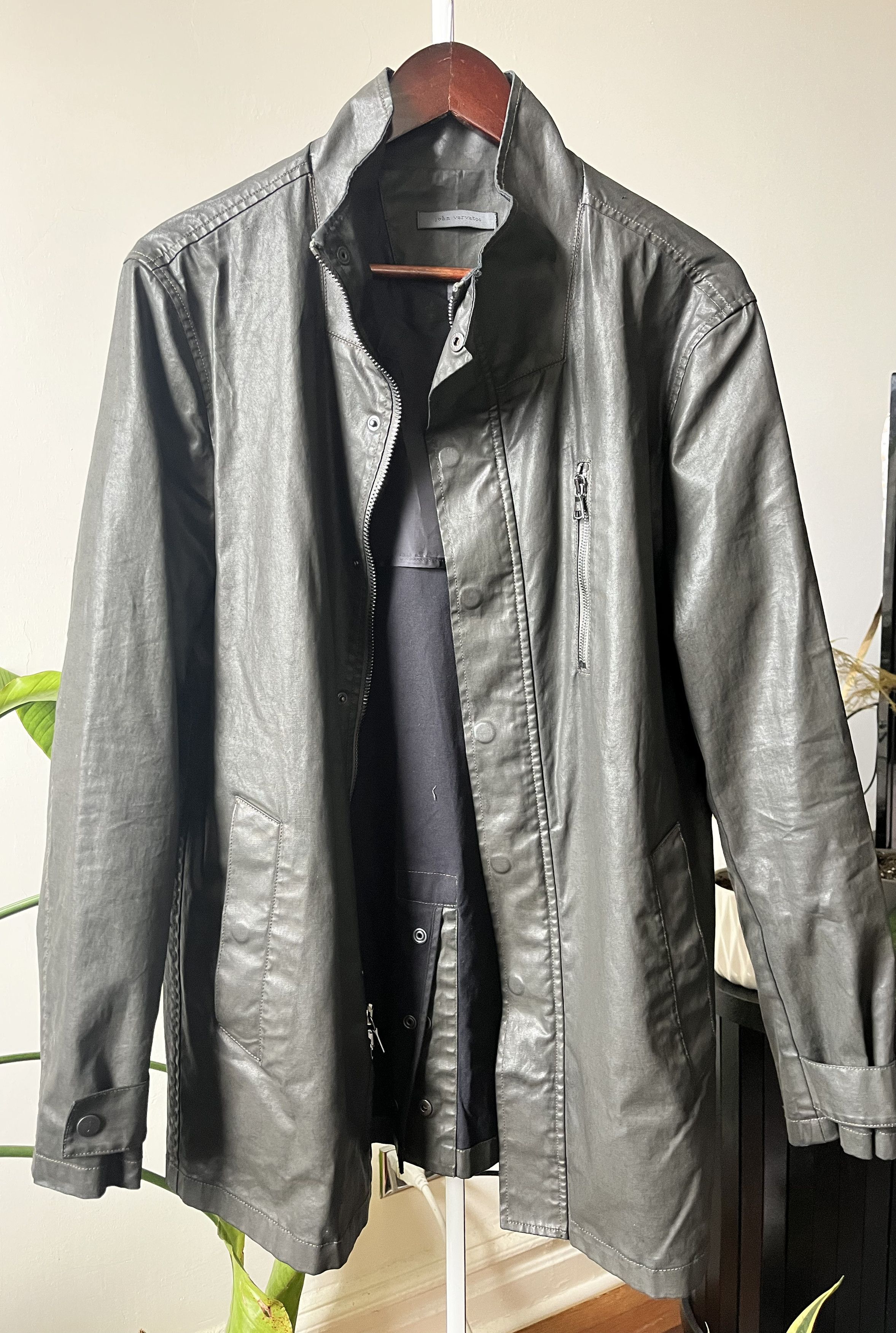 John Varvatos John Varvatos Leather Jacket Coat Size US M / EU 48-50 / 2 - 2 Thumbnail