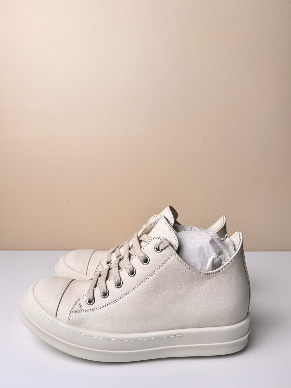 Rick Owens Rick Owens Mainline Porterville Ramones - Milk Size US 7.5 / IT 37.5 - 2 Thumbnail