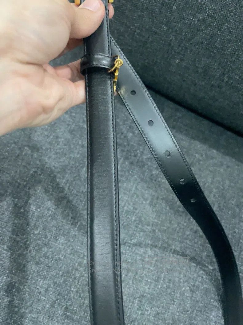 Saint Laurent Paris Saint Laurent Paris size 80 Leather belt Size ONE SIZE - 4 Thumbnail