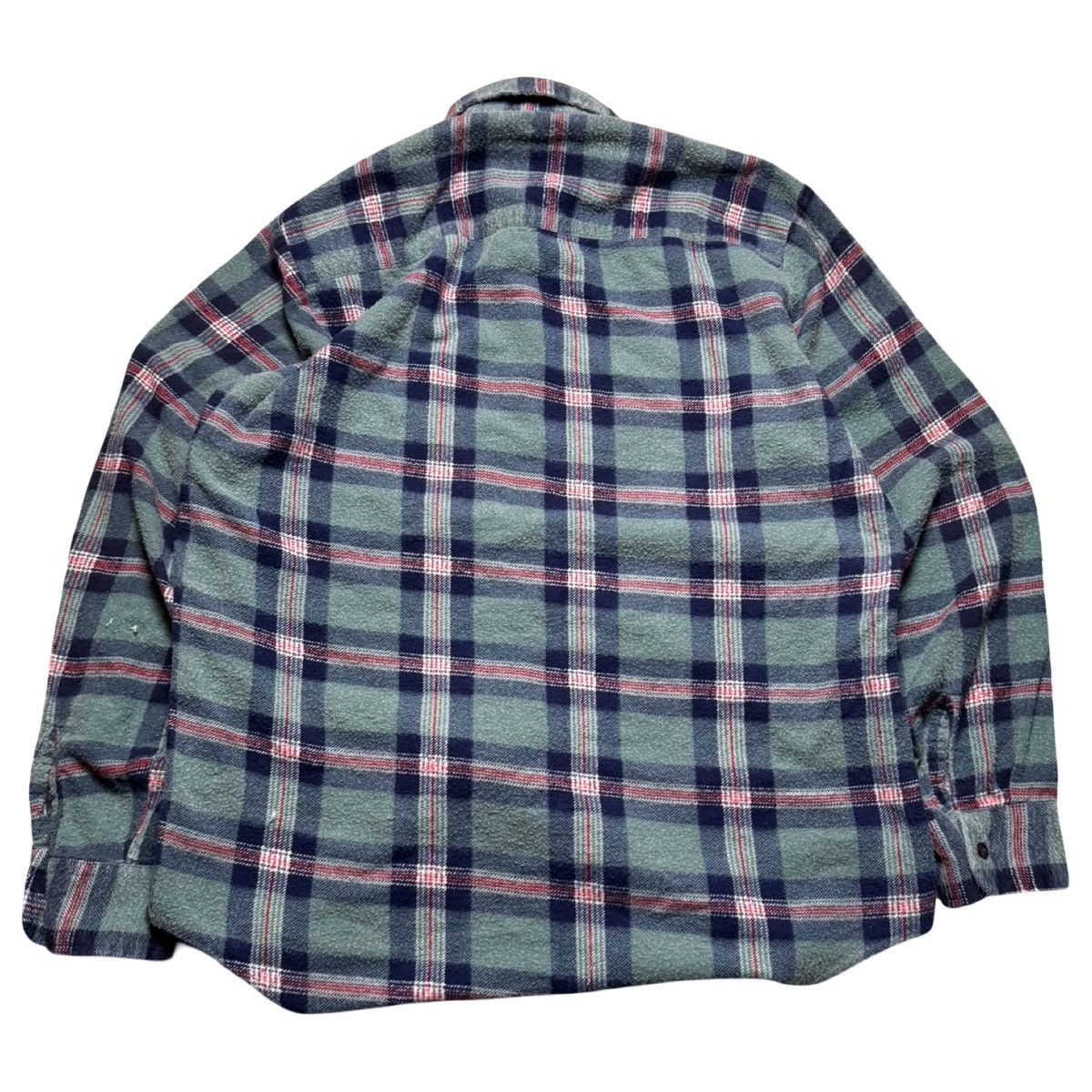 Other Vintage Distressed 70 80s Chandler Blue Plaid Flannel Shirt Size US M / EU 48-50 / 2 - 6 Thumbnail