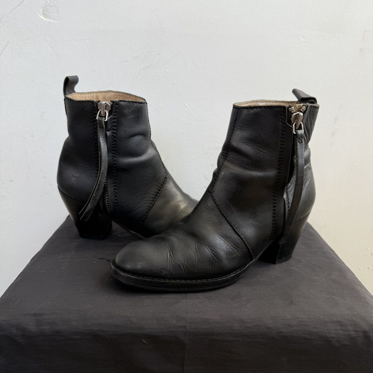 Acne Studios Acne Studios Ankle Leather Boots Size US 8 / IT 38 - 3 Thumbnail