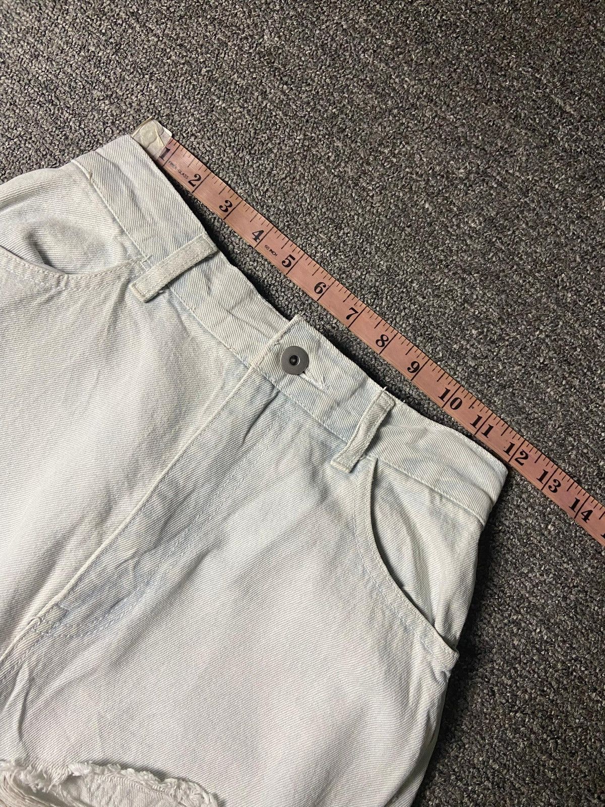 Japanese Brand SEEMI NICE CLAUP Ripped Bootcut Jeans (138) Size 24" / US 00 / IT 34 - 10 Thumbnail