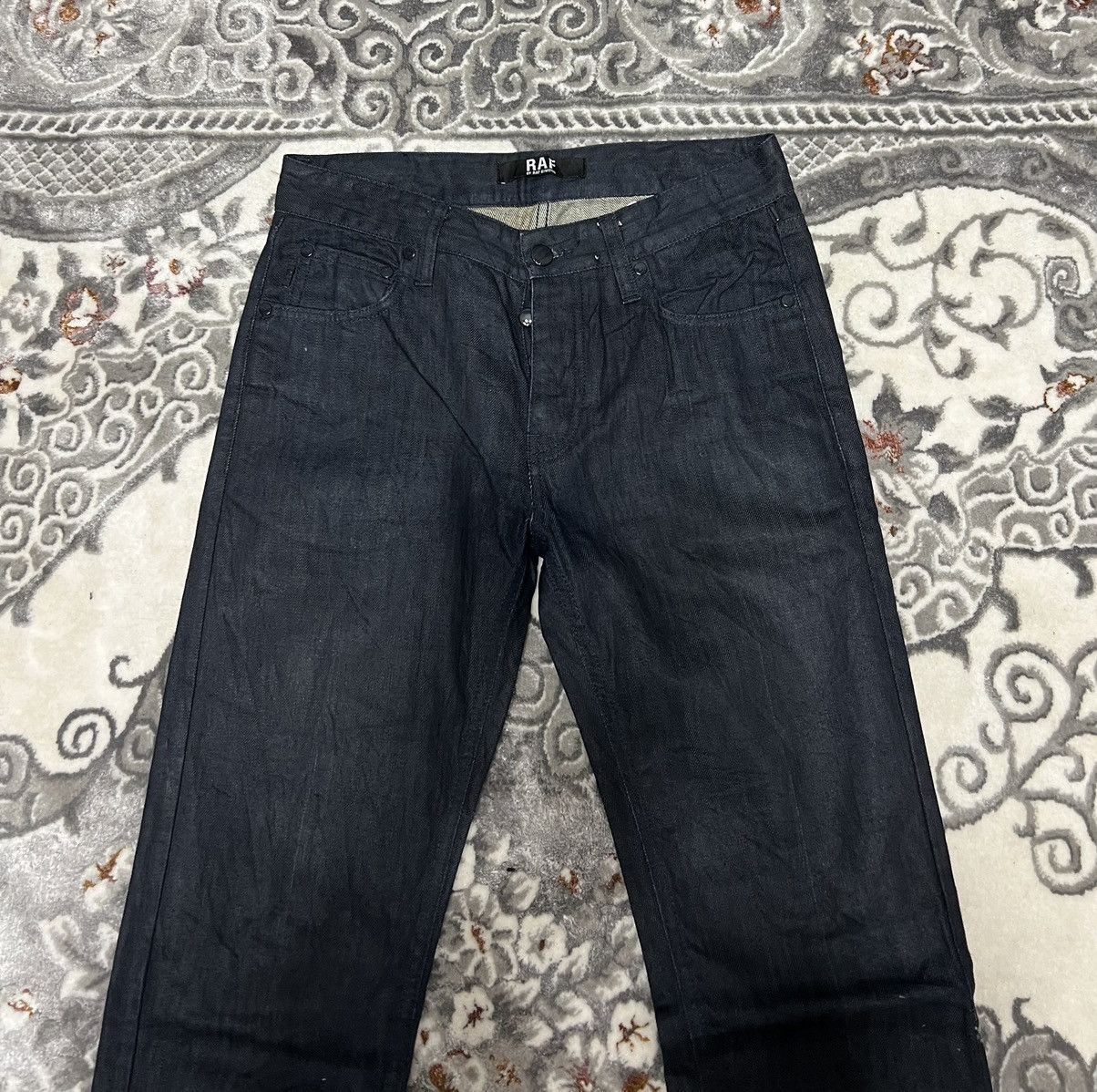 Designer × Raf Simons RARE RAF BY RAF SIMONS ITALIAN DESIGNER JEANS DENIM Size US 31 - 17 Thumbnail