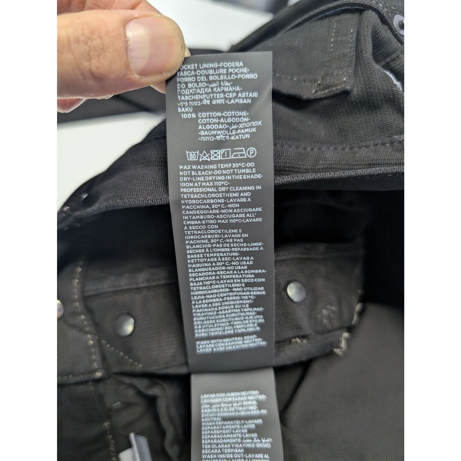 Tom Ford o1rshd1 Slim Jeans in Black 34 Size US 34 / EU 50 - 16 Thumbnail