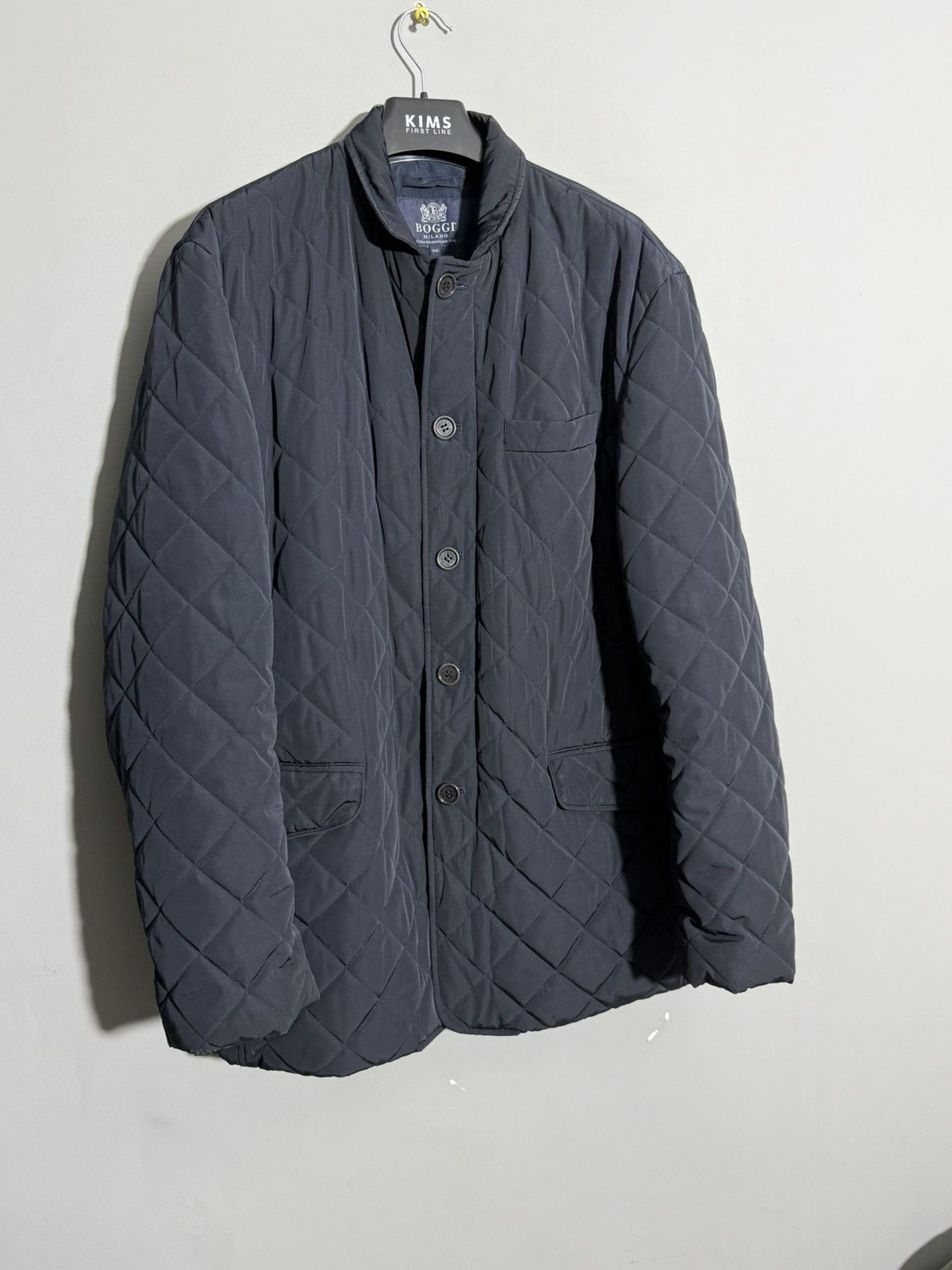 Boggi Boggi Nilano Navy Blue quilted jacket size XXL Size US XXL / EU 58 / 5 - 5 Thumbnail