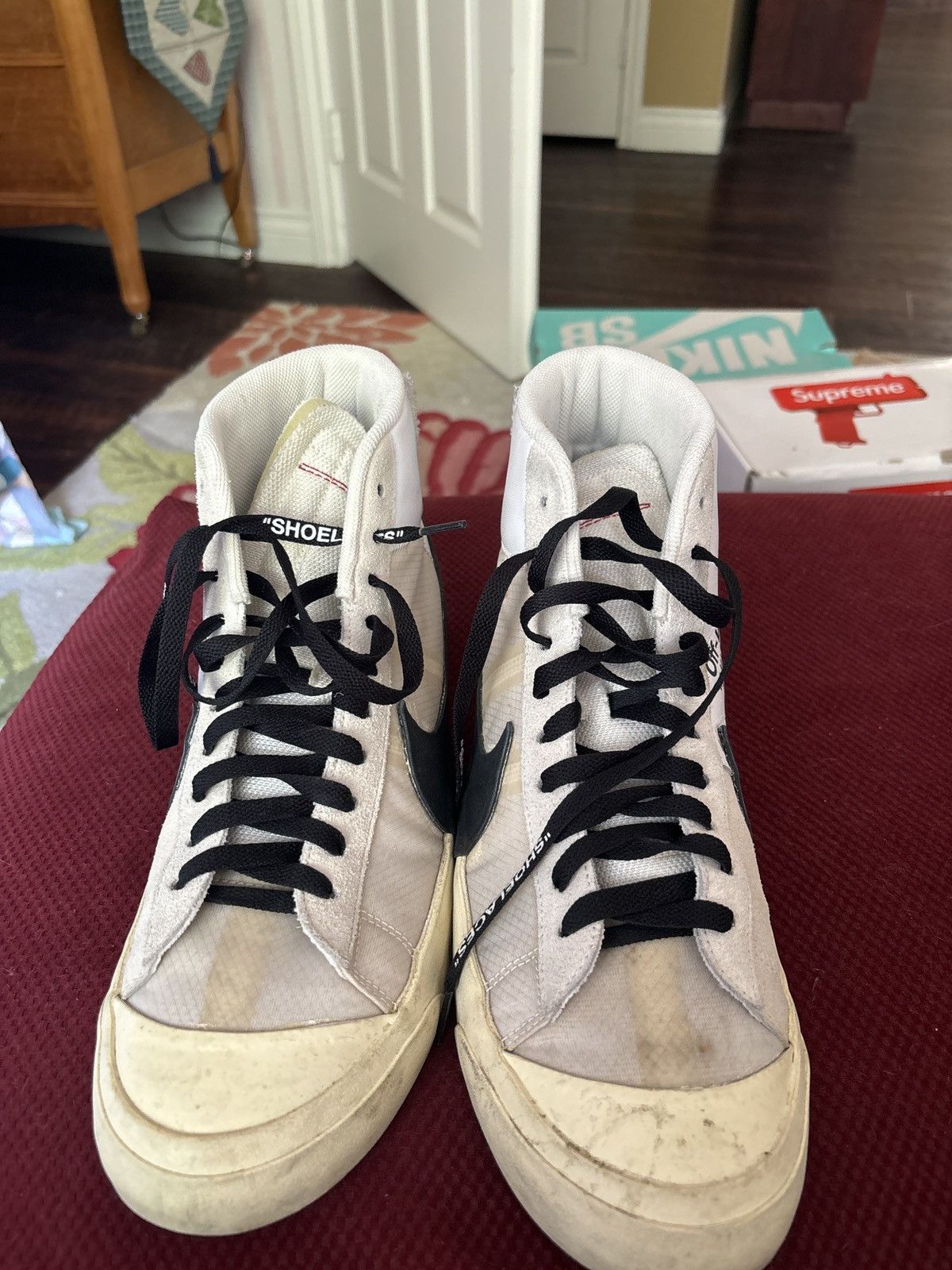 Nike × Off-White Off White Blazers Size US 12 / EU 45 - 6 Thumbnail