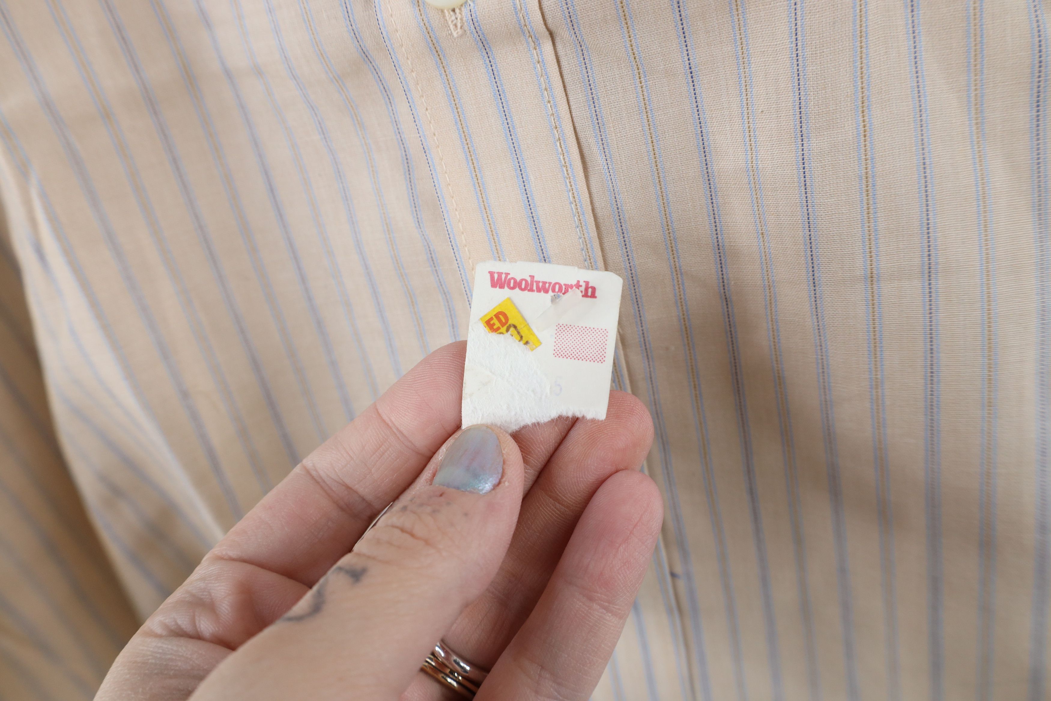 Vintage Deadstock Vintage 70s Streetwear Tailoring Button Shirt Size US M / EU 48-50 / 2 - 4 Thumbnail