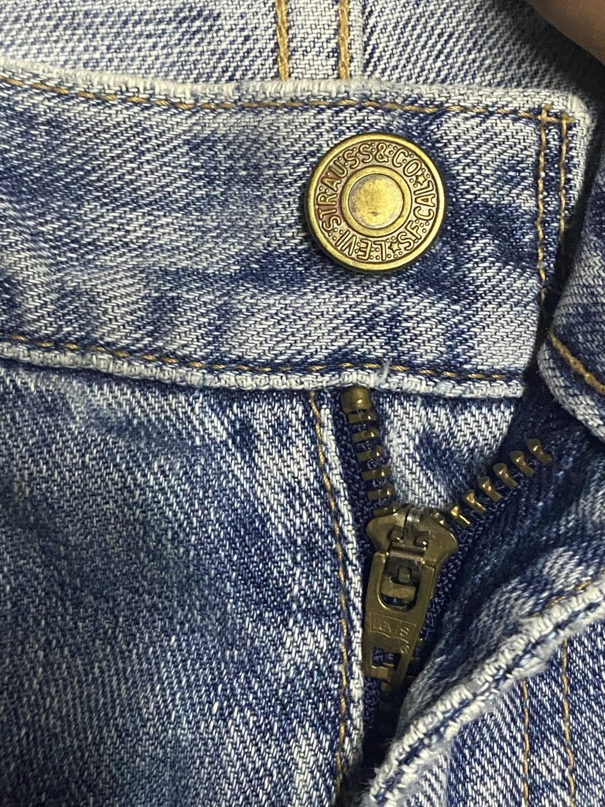 Levi's Vintage Levis Japan Faded Wash Distressed Baggy Jeans Size US 30 / EU 46 - 10 Thumbnail