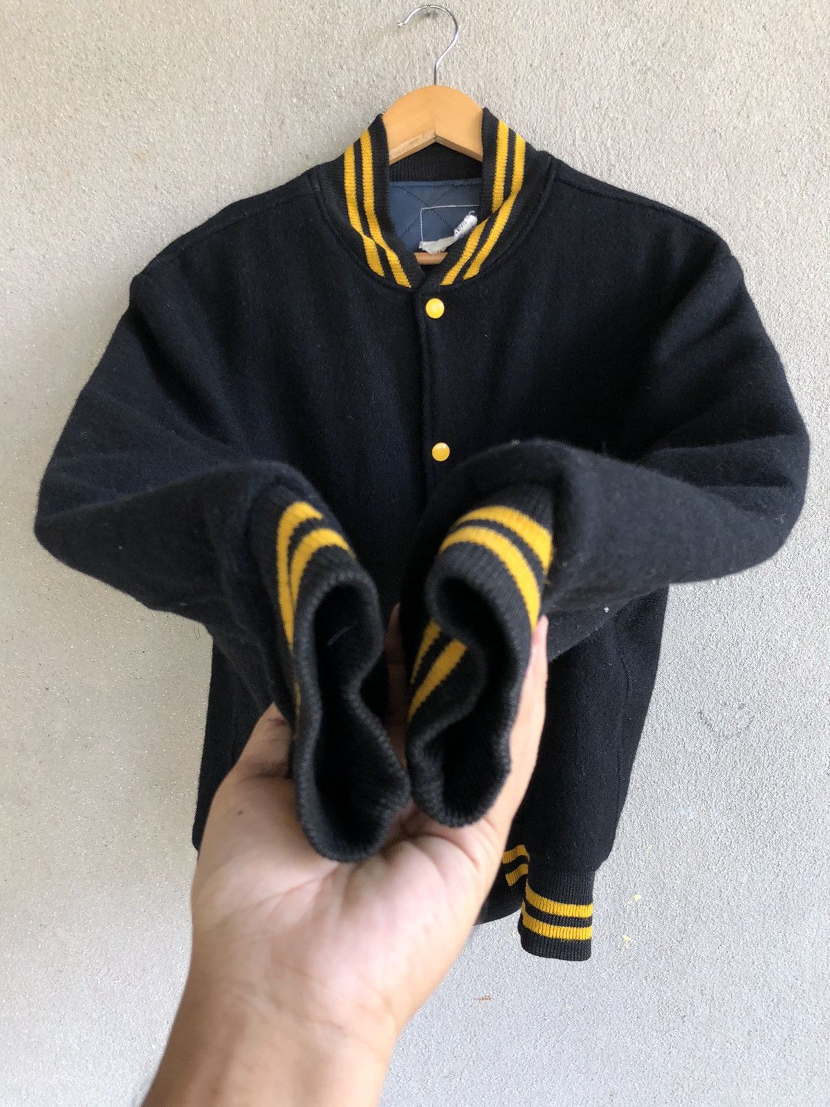 Vintage Vintage 80s Pyramid wool varsity jacket Size US S / EU 44-46 / 1 - 4 Thumbnail