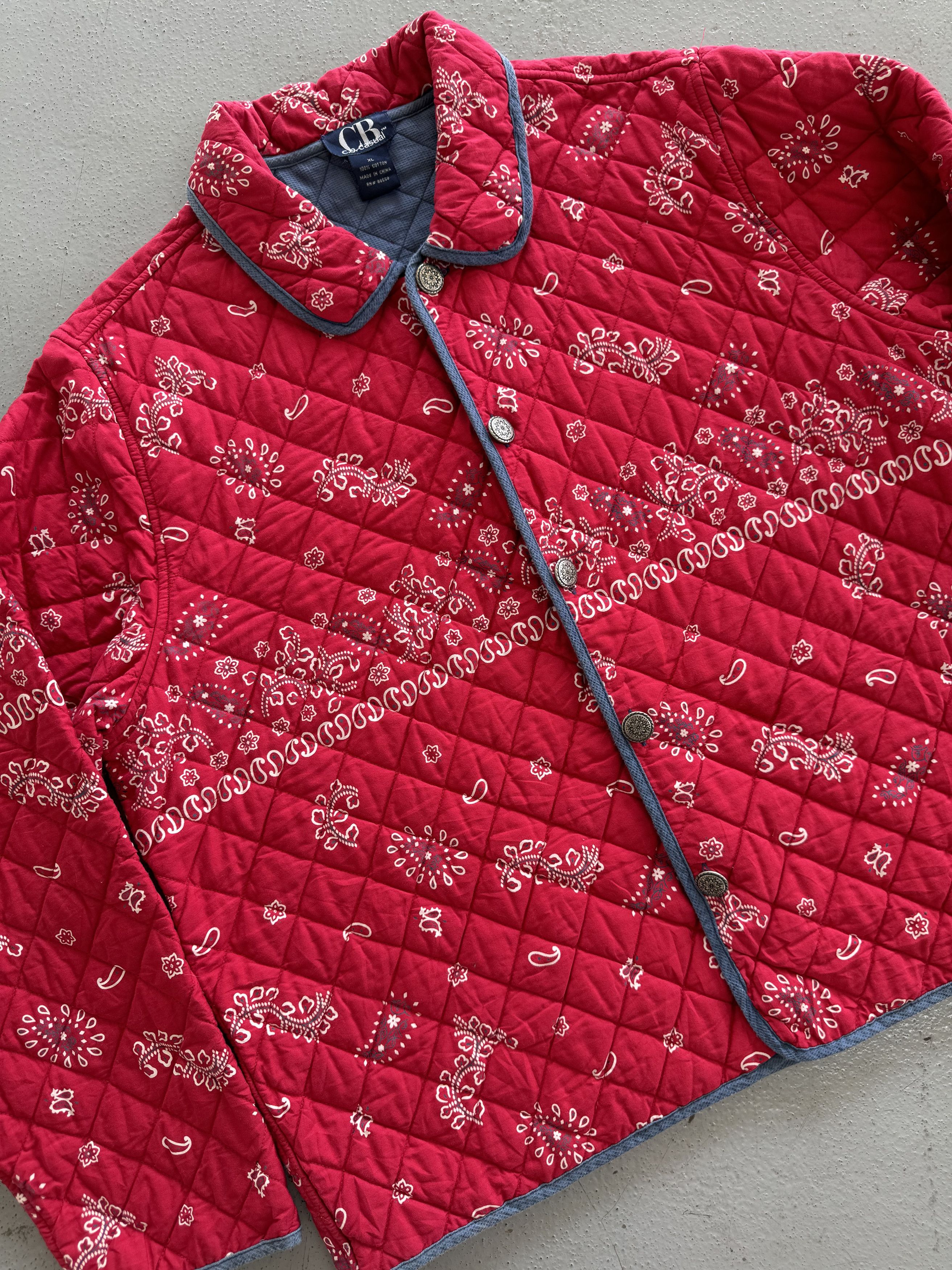 Vintage Bandana Quilted Jacket Visvim Kapital Style Size US XL / EU 56 / 4 - 1 Thumbnail