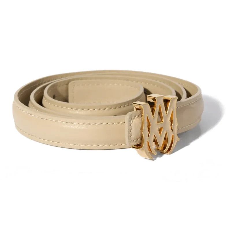 Amiri o1w1db10525 Size: 70 / Nappa MA 4cm Belt in Alabaster Size ONE SIZE - 2 Thumbnail
