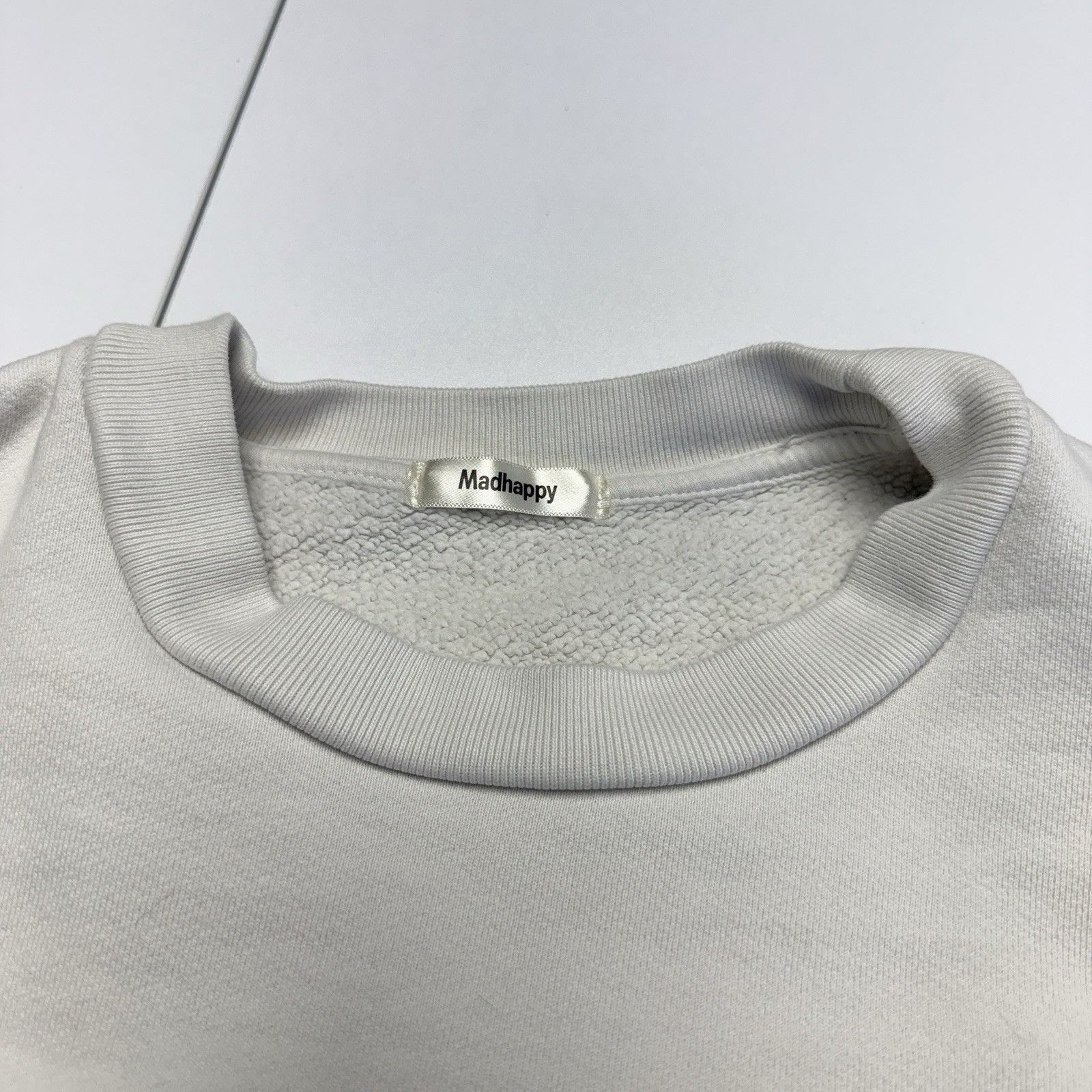 Madhappy Madhappy Local Optimist Ivory White Oversized Fleece Size M / US 6-8 / IT 42-44 - 8 Thumbnail