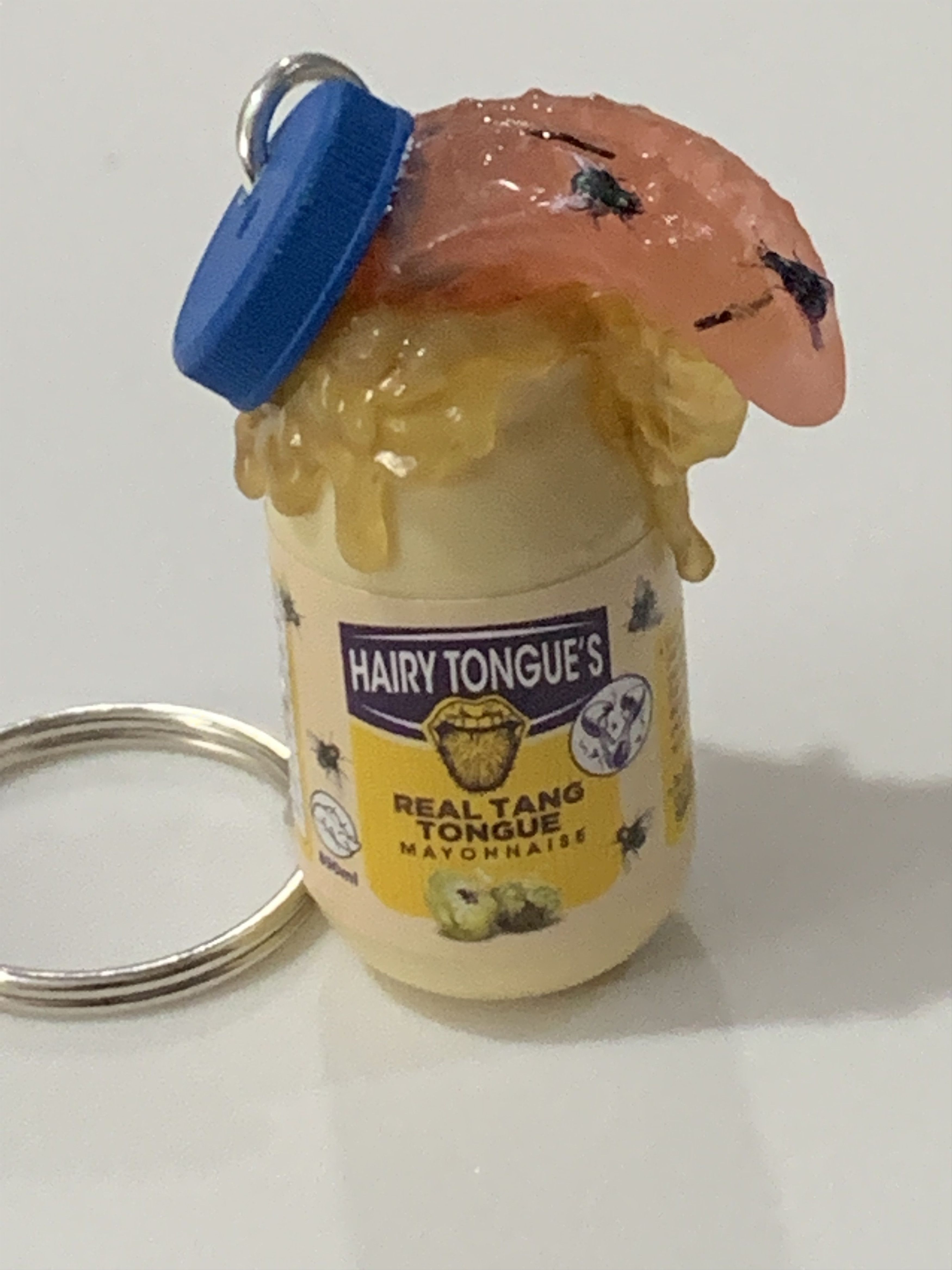 Other Gross Minis S2 Keychain - Hairy Tongue's Mayo Size ONE SIZE - 2 Thumbnail