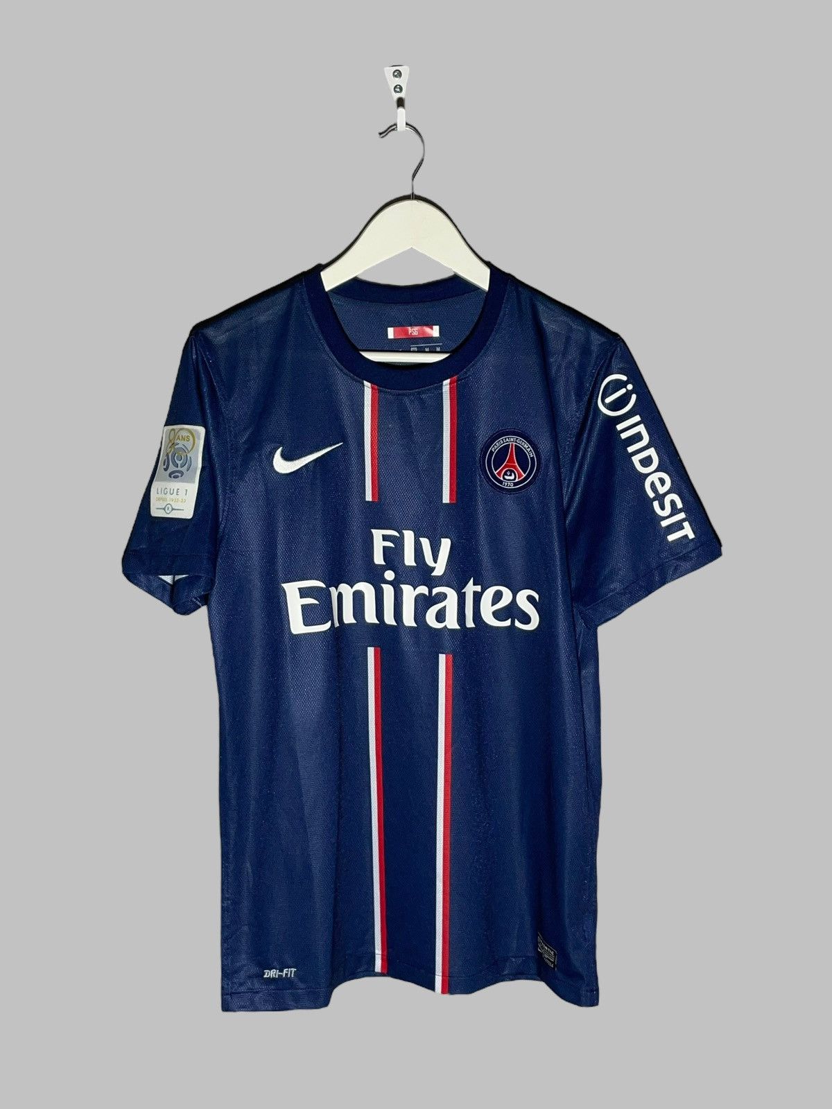 Nike #32 David Beckham Paris Saint Germain 2012/13 Home Jersey Size US M / EU 48-50 / 2 - 2 Thumbnail