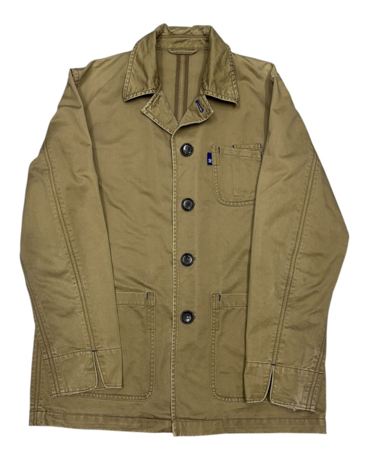 If Six Was Nine × Le Grande Bleu (L.G.B.) × R.Newbold 🔥R.NEWBOLD BUTTON CHORE JACKET LIKE VISVIM Size US M / EU 48-50 / 2 - 14 Thumbnail