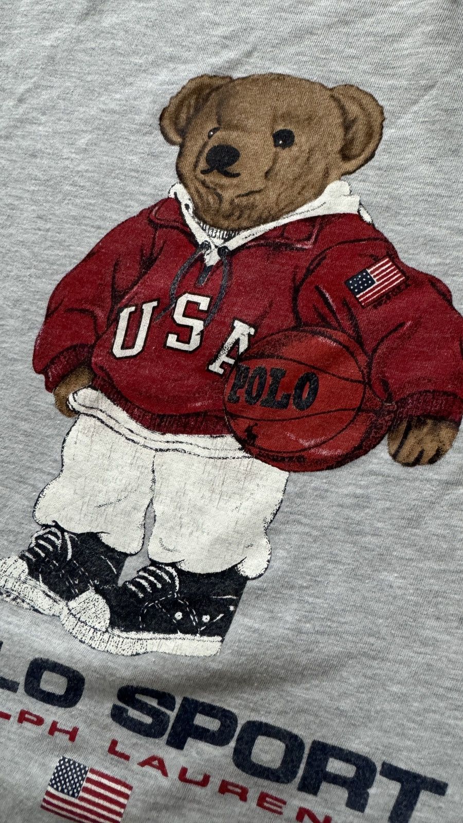 Polo Ralph Lauren × Vintage Vintage and Rare Polo Ralph Lauren Bear USA Tshirt Size US M / EU 48-50 / 2 - 6 Thumbnail