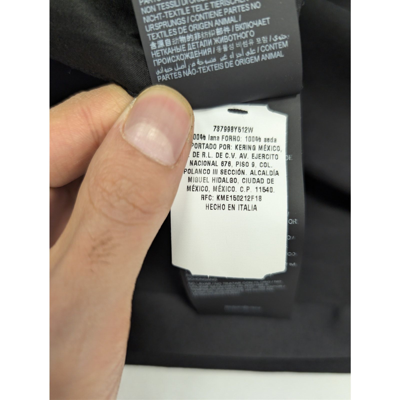 Saint Laurent Paris o1rshd1 Grain De Poudre Organique Pants in Black Size US 36 / EU 52 - 17 Thumbnail