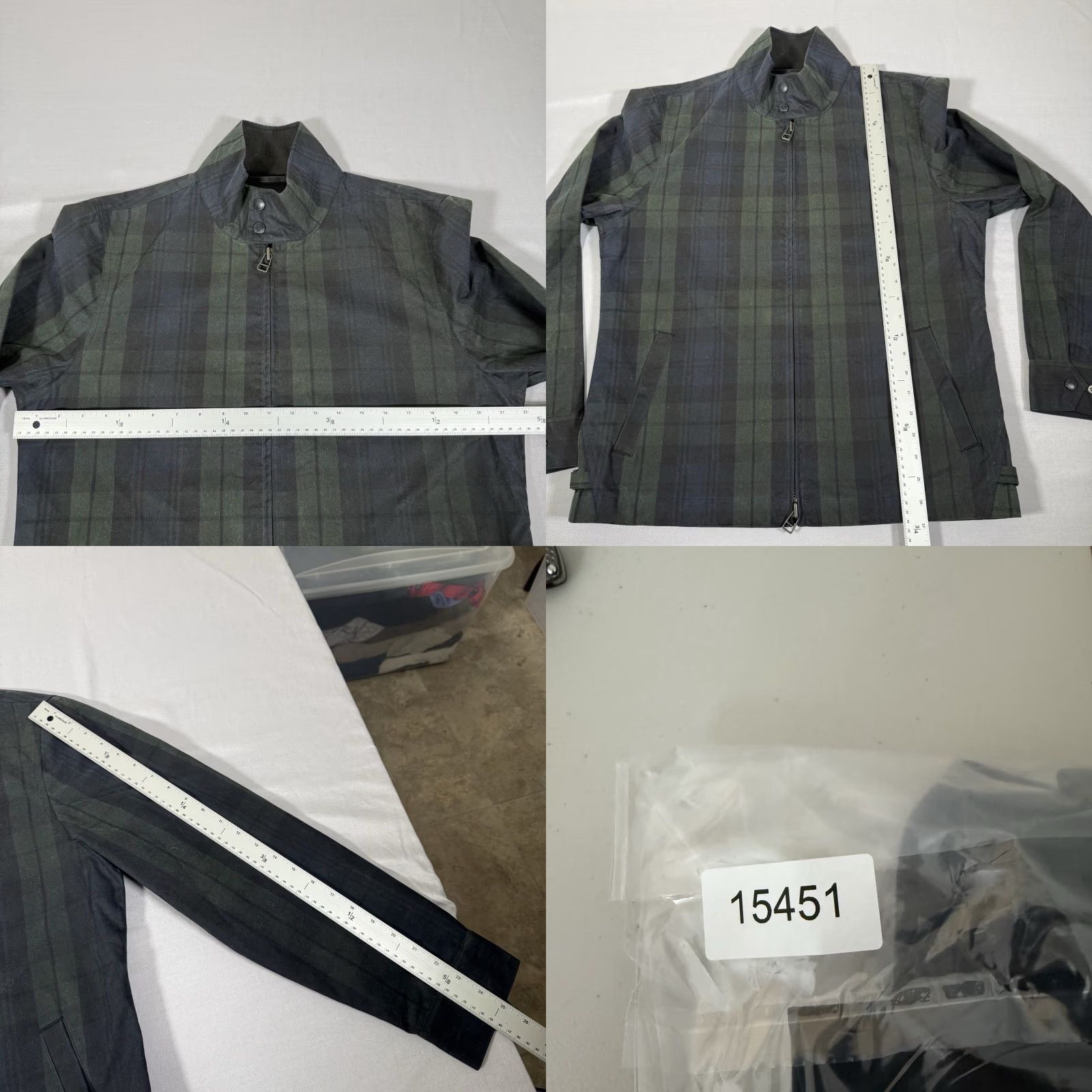 Taylor Stitch Taylor Stitch Jacket Mens 38 Waxed Cotton Plaid Halley Stevensons Zip Up Outdoor Size US XXS / EU 40 - 9 Thumbnail