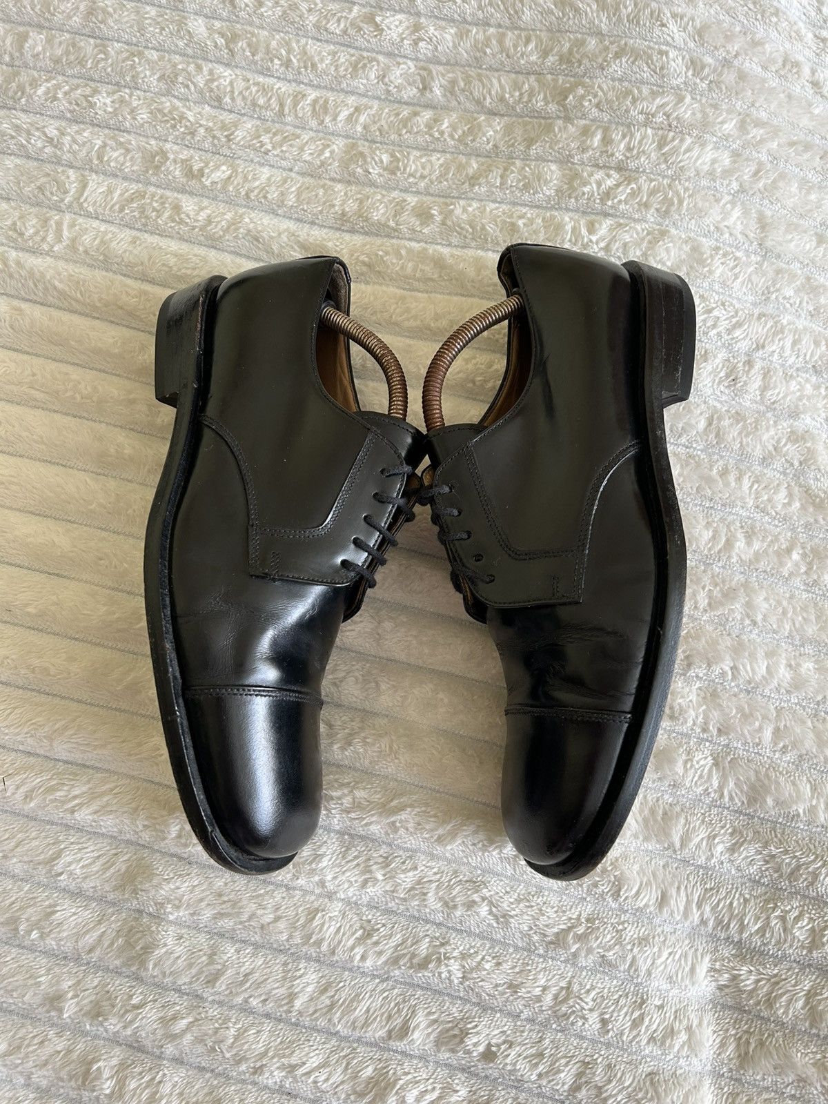 Dolce & Gabbana Dolce&Gabbana Black Leather Square Toe Lace-Up Oxfords US 7 Size US 7.5 / EU 40-41 - 5 Thumbnail