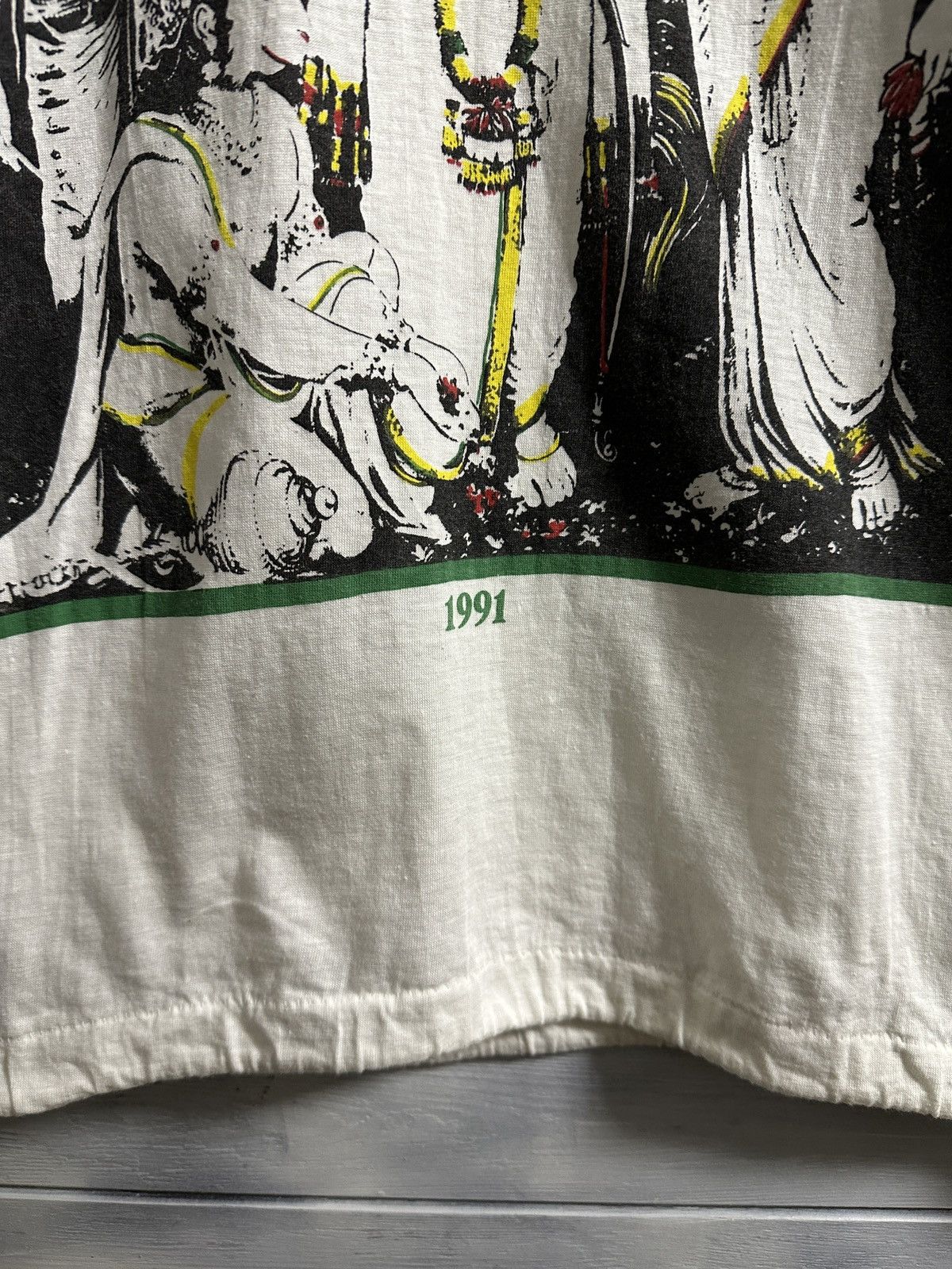 Vintage Rare Vintage T-Shirt 1991 Pran Pratishtha Mahotsav Size US M / EU 48-50 / 2 - 3 Thumbnail