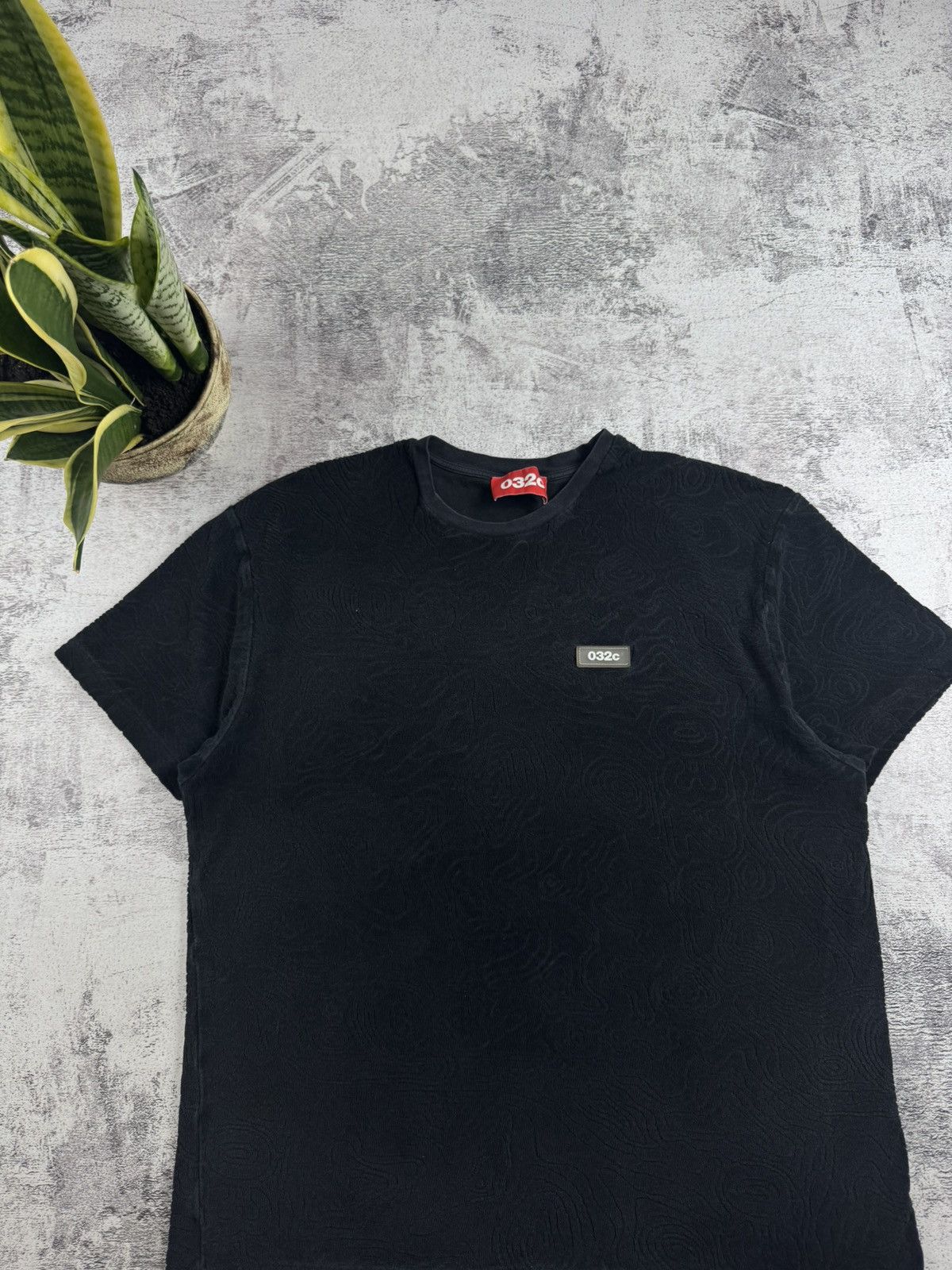 032c 032c Monogram Logo Men’s Large Black Hip Hop Rap Cotton T Shirt Tee Jersey Size US L / EU 52-54 / 3 - 4 Thumbnail
