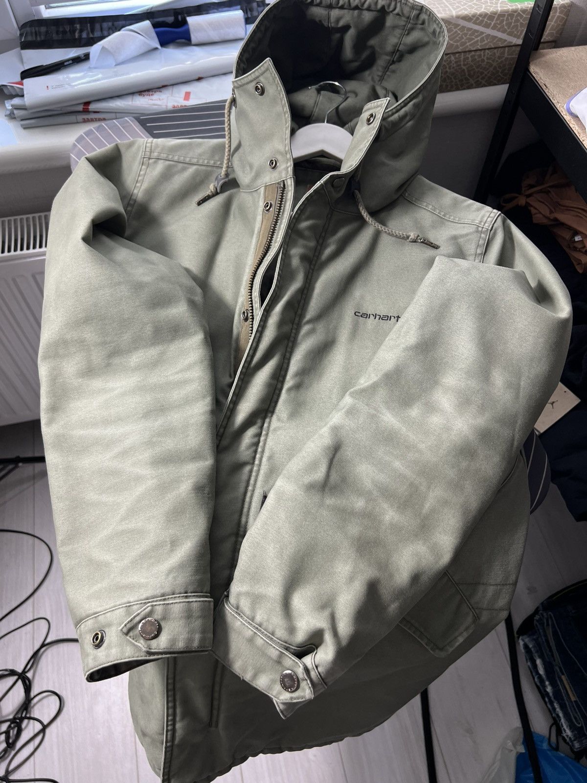 Carhartt Carhartt Parka Hooded Jacket Retro Utility Workwear Coat M Size US M / EU 48-50 / 2 - 12 Thumbnail