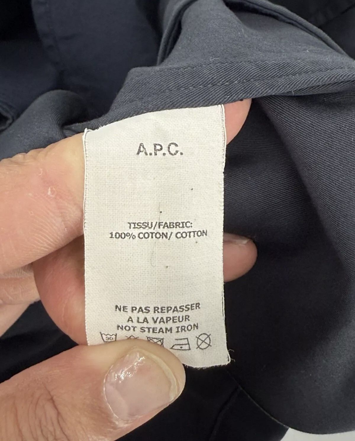 A.P.C. Apc Jacket Parka Navy Blue Men’s Size M Rue Madame Paris Size US M / EU 48-50 / 2 - 7 Thumbnail