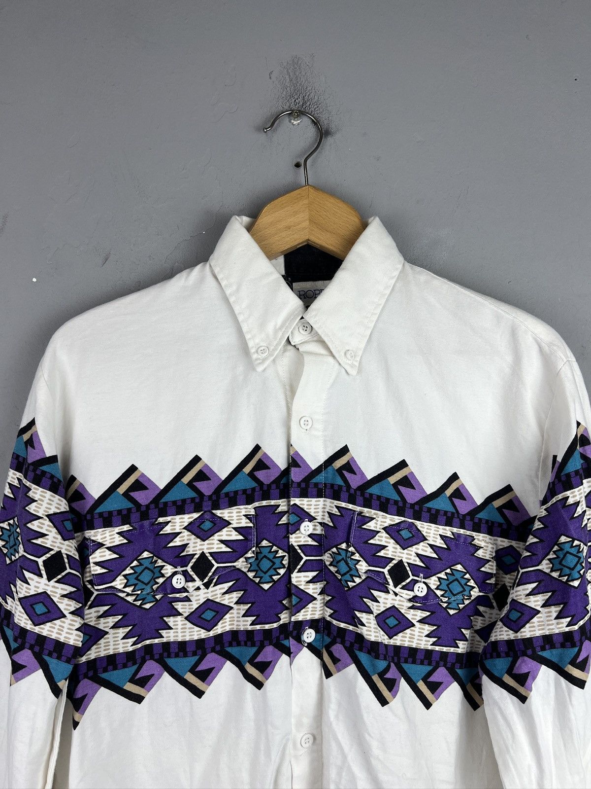 Roper Vintage 90s Roper Western Button Up Shirt Size US M / EU 48-50 / 2 - 2 Thumbnail