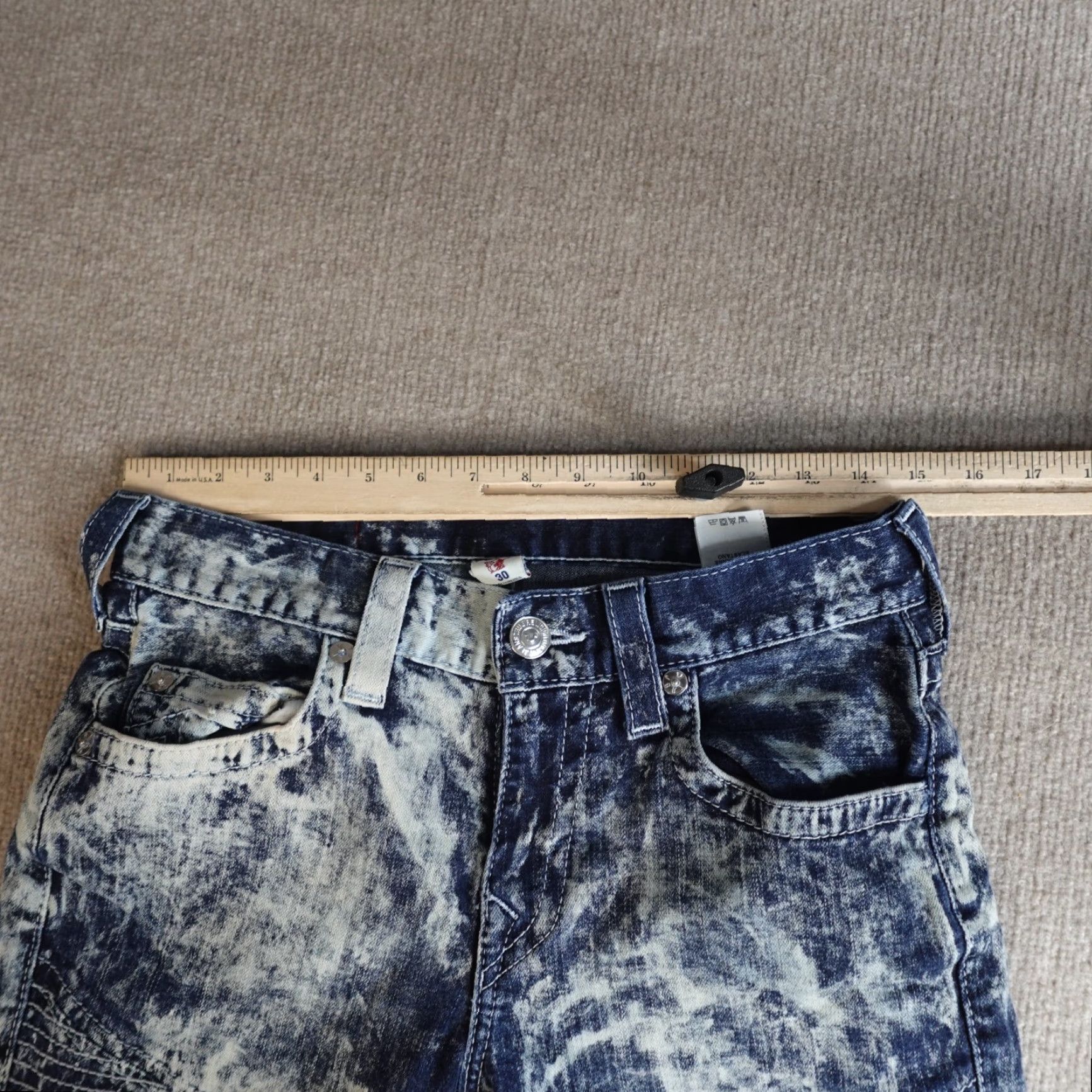 True Religion True Religion Jeans Womens 30 Blue Moto Skinny Stonewash Denim 5-Pocket Rise Mid Inseam 31.5 Inseam Regular Pink? Size 30" / US 8 / IT 44 - 5 Thumbnail