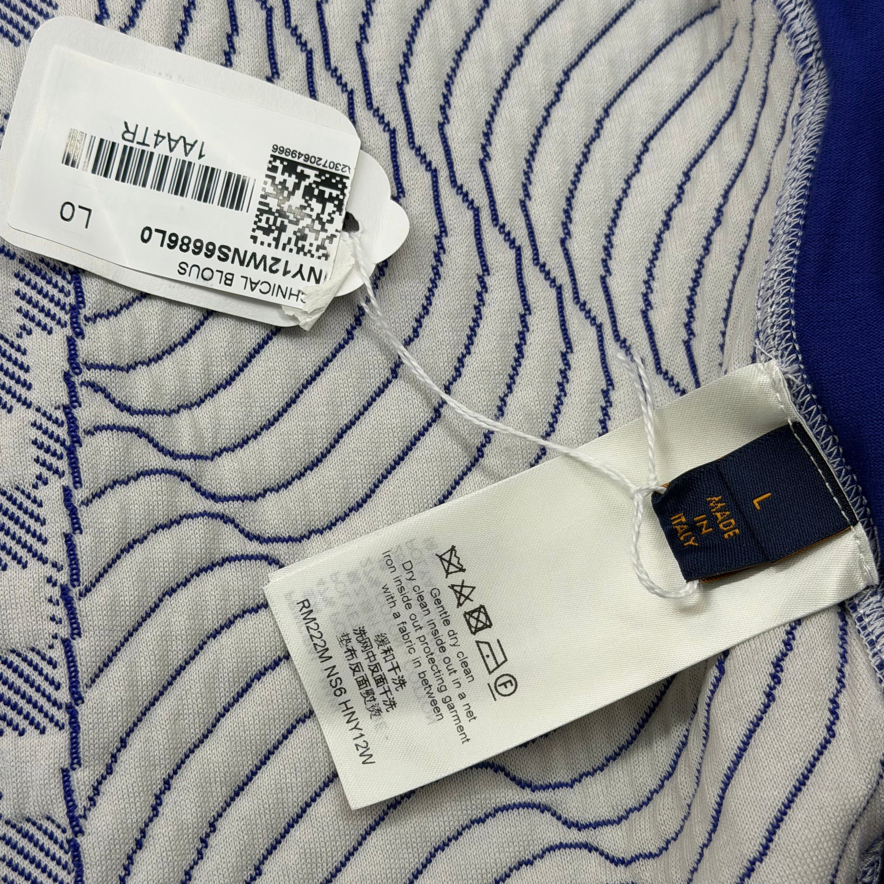 Louis Vuitton Louis Vuitton Blue Damier Technical Blouson L Size US L / EU 52-54 / 3 - 7 Thumbnail