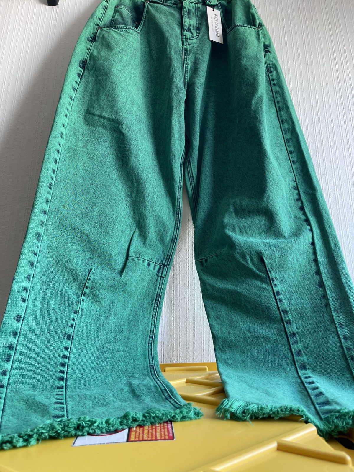 Willy Chavarria WILLY CHAVARRIA DOWNTOWN OVER GREEN DENIM SET Size US M / EU 48-50 / 2 - 14 Thumbnail