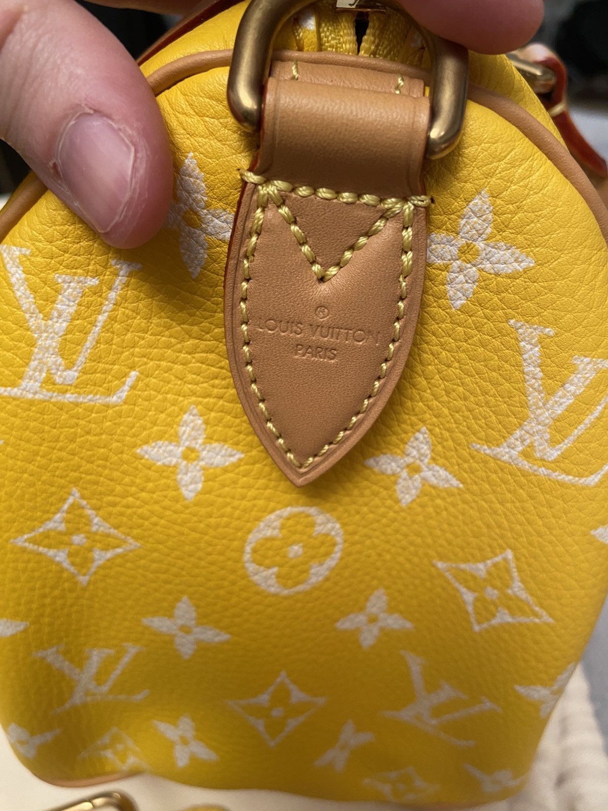 Louis Vuitton × Pharrell LOUIS VUITTON SS24 SOFT SPEEDY P9 BANDOULIÈRE 25 IN Yellow Size ONE SIZE - 6 Thumbnail