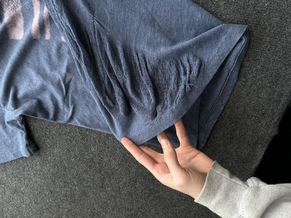 Other OPIUM 🚨 RAQUEL ALLEGRA BASIC LINE BLUE OPIUM DISTRESSED TEE Size M / US 6-8 / IT 42-44 - 8 Thumbnail