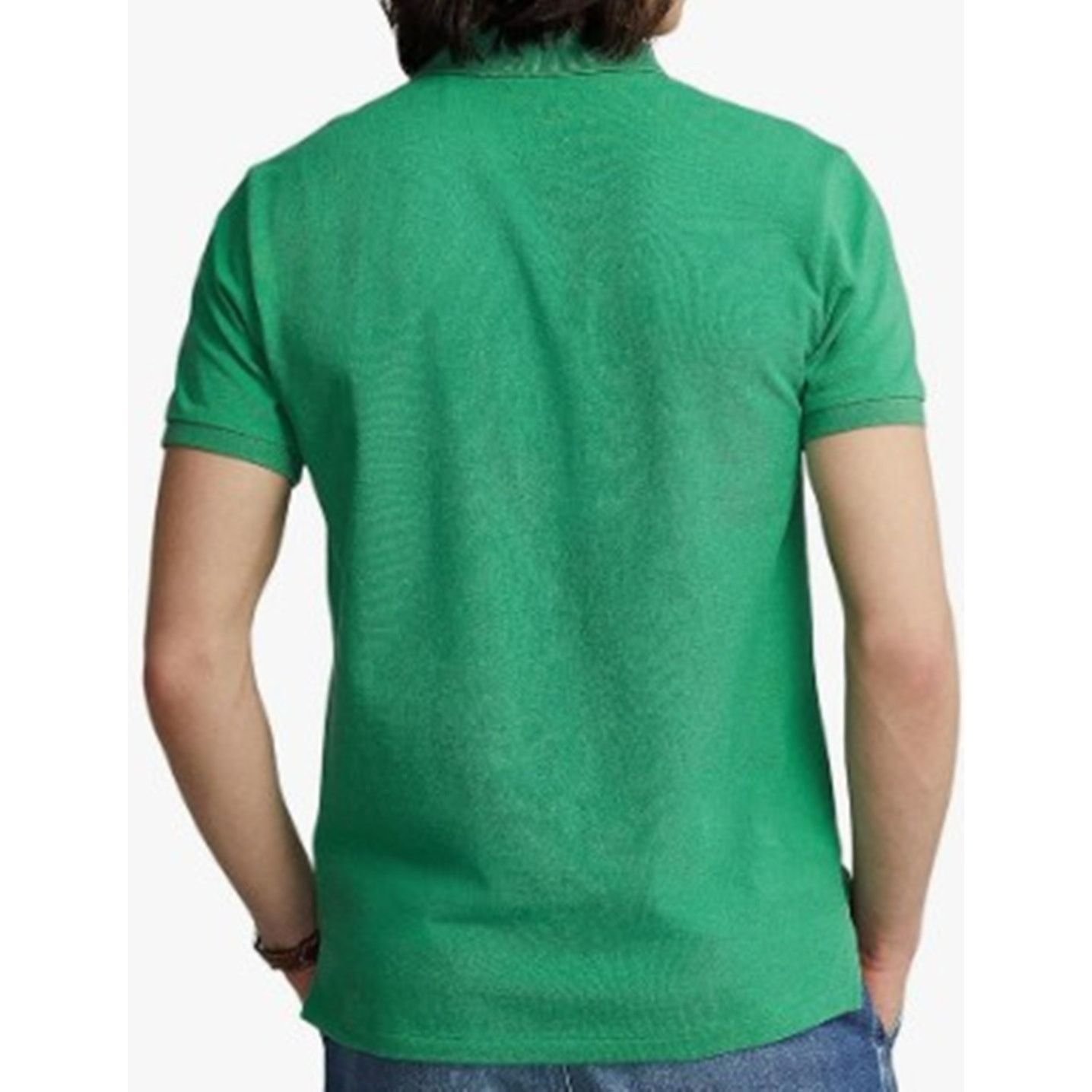 Polo Ralph Lauren POLO RALPH LAUREN Custom Slim Fit Mesh Polo Shirt Green M Size US M / EU 48-50 / 2 - 3 Thumbnail