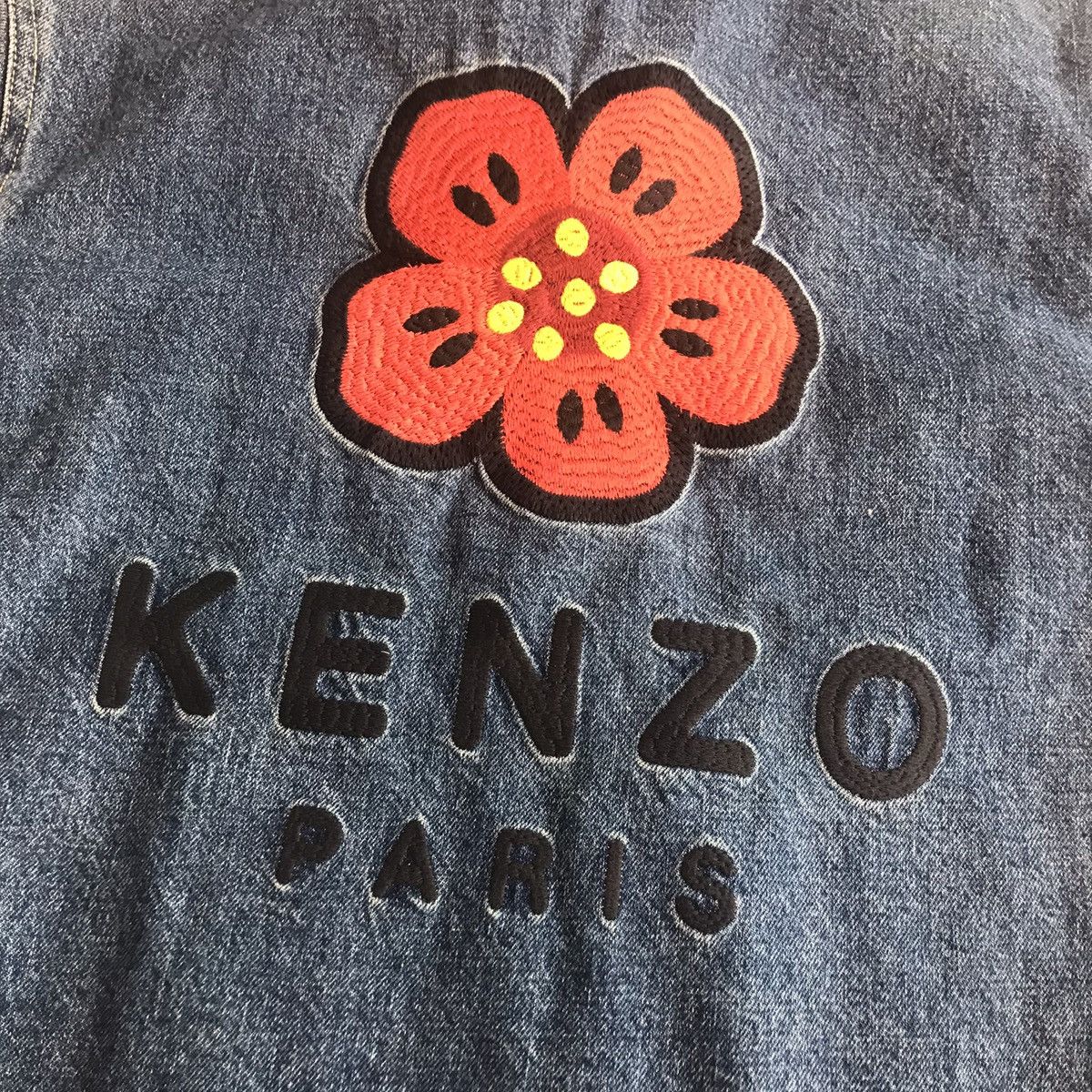 Kenzo Kenzo Boke Flower Denim Trucker Jacket Size US S / EU 44-46 / 1 - 6 Thumbnail