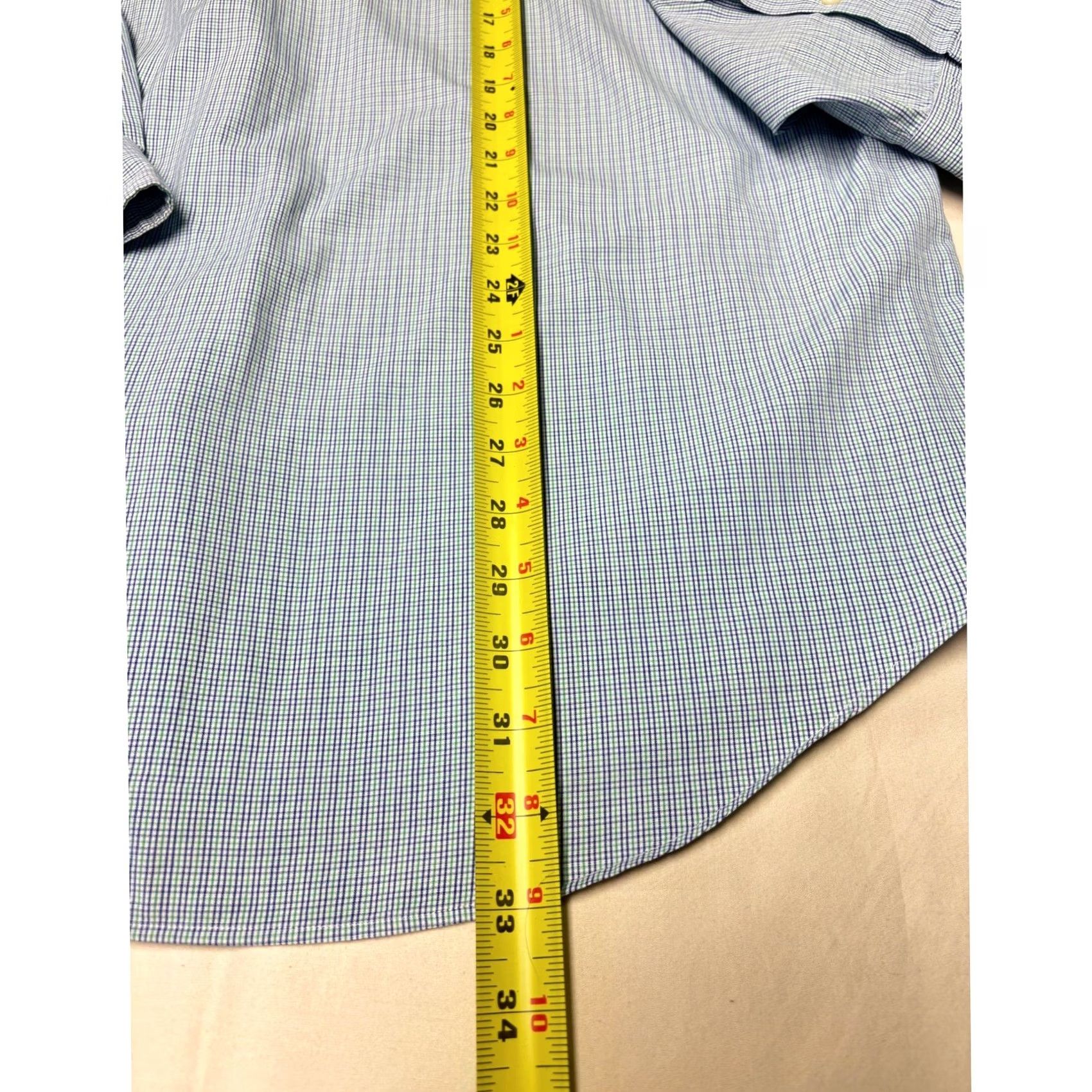 Polo Ralph Lauren Polo Ralph Lauren Gingham Button-Down Shirt Long Sleeve Classic Fit Blue L Mens Shirt Size US L / EU 52-54 / 3 - 6 Thumbnail