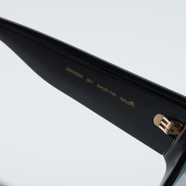 Gucci Gucci GG0053S 001 Sunglasses Black Square Frame, Grey Size ONE SIZE - 7 Thumbnail