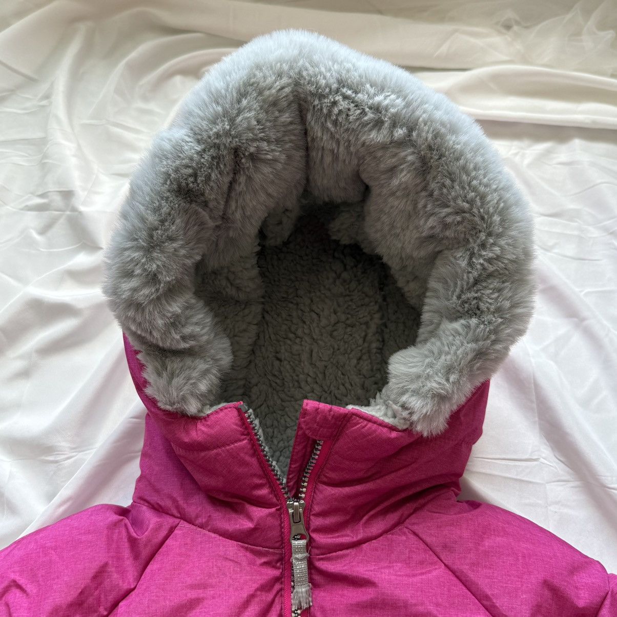 ZeroXposur ZeroXposur Girls Pink Puffer Jacket L 14 Sherpa Lined Winter Size L / US 10 / IT 46 - 8 Thumbnail