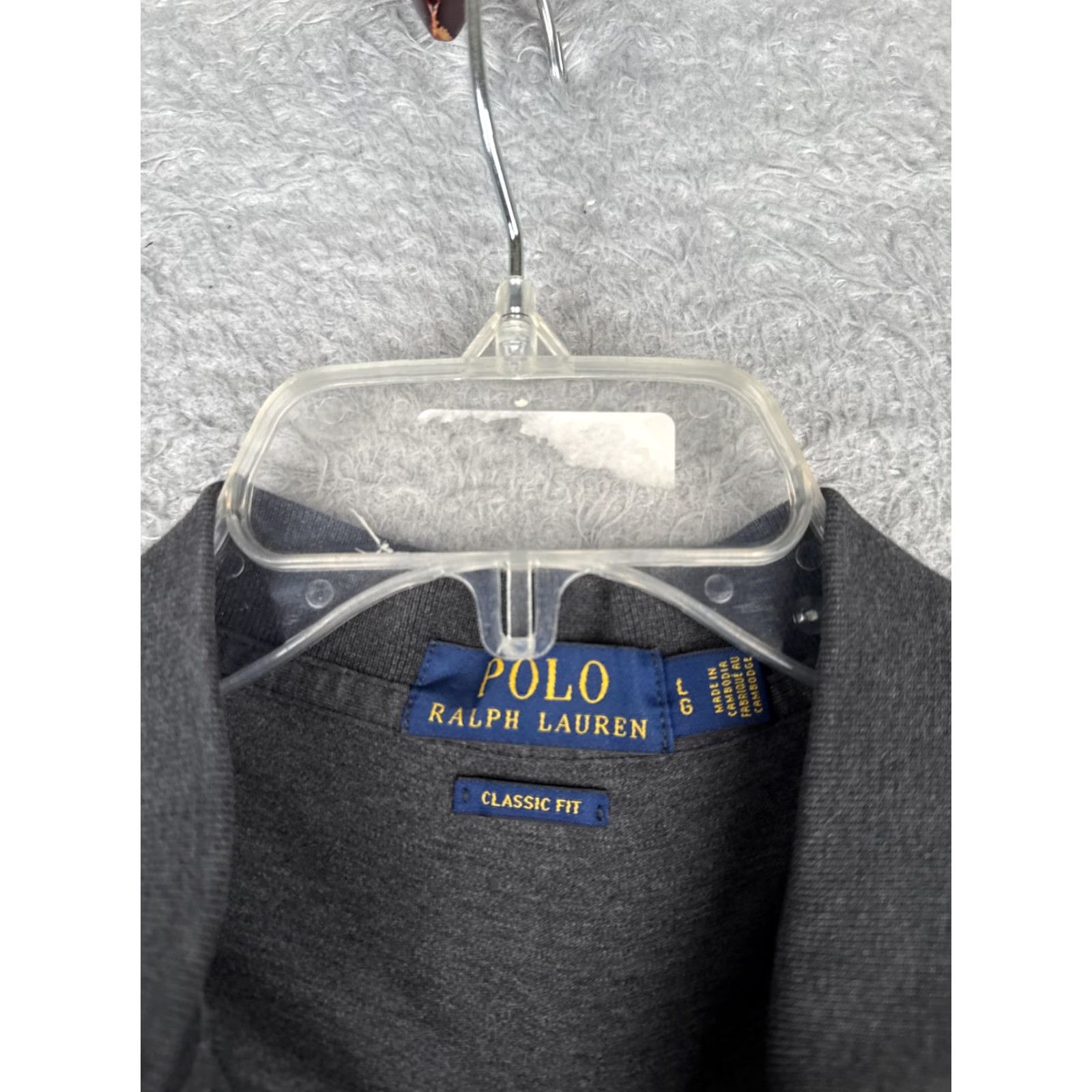 Polo Ralph Lauren Polo Ralph Lauren Polo Shirt Mens Large Gray Classic Fit Cotton Logo Casual Top Size US L / EU 52-54 / 3 - 7 Thumbnail