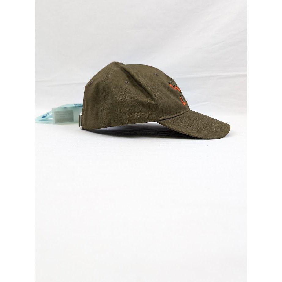 Off-White o1rshd1 Q:2 / Size :OS / Arrow Baseball Cap / Hat Army Green Size ONE SIZE - 3 Thumbnail
