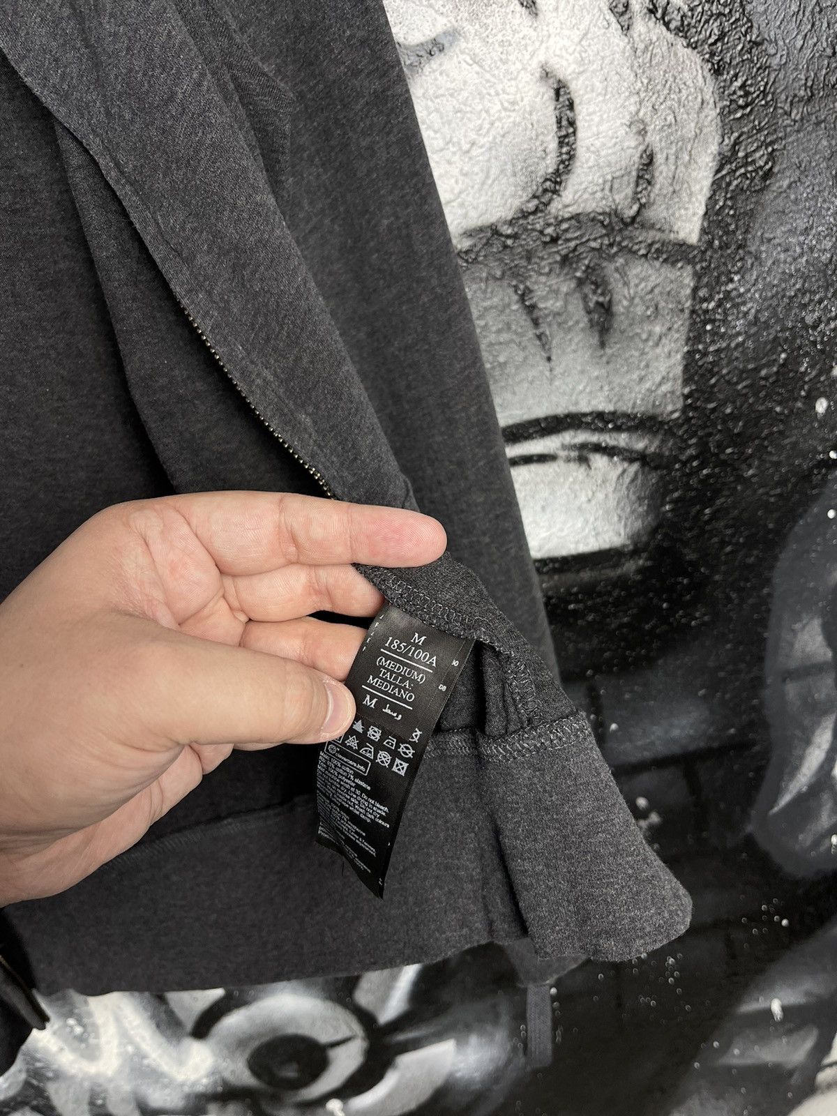 Allsaints Allsaints Brace Full Zip Hoodie Brushed Cotton Mens Size M Size US M / EU 48-50 / 2 - 10 Thumbnail