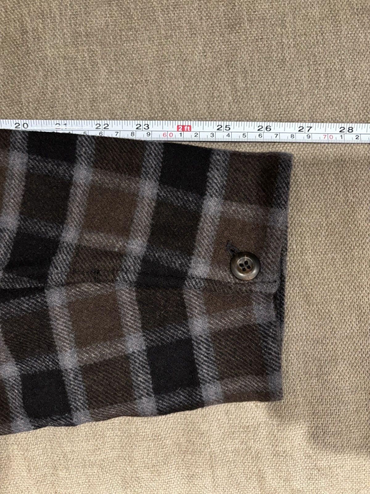 Billy Reid NWT Billy Reid Shirt Jacket Men's Wool XXL 2XL Olive Plaid Size US XXL / EU 58 / 5 - 13 Thumbnail